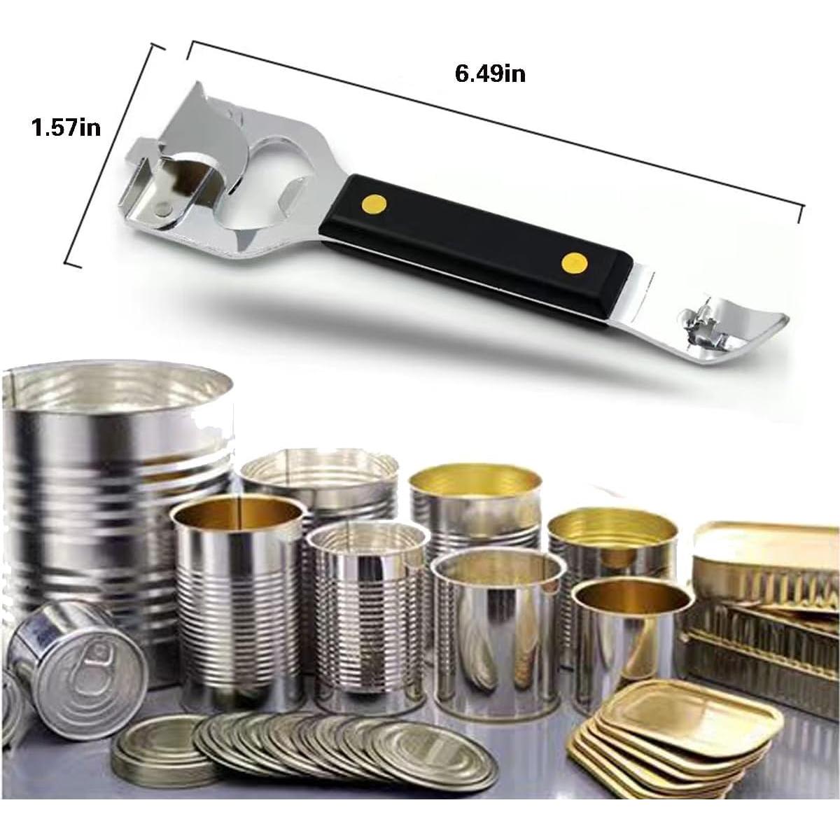 Abre latas manual 4 en 1 HLCM - Versátil y fácil de usar