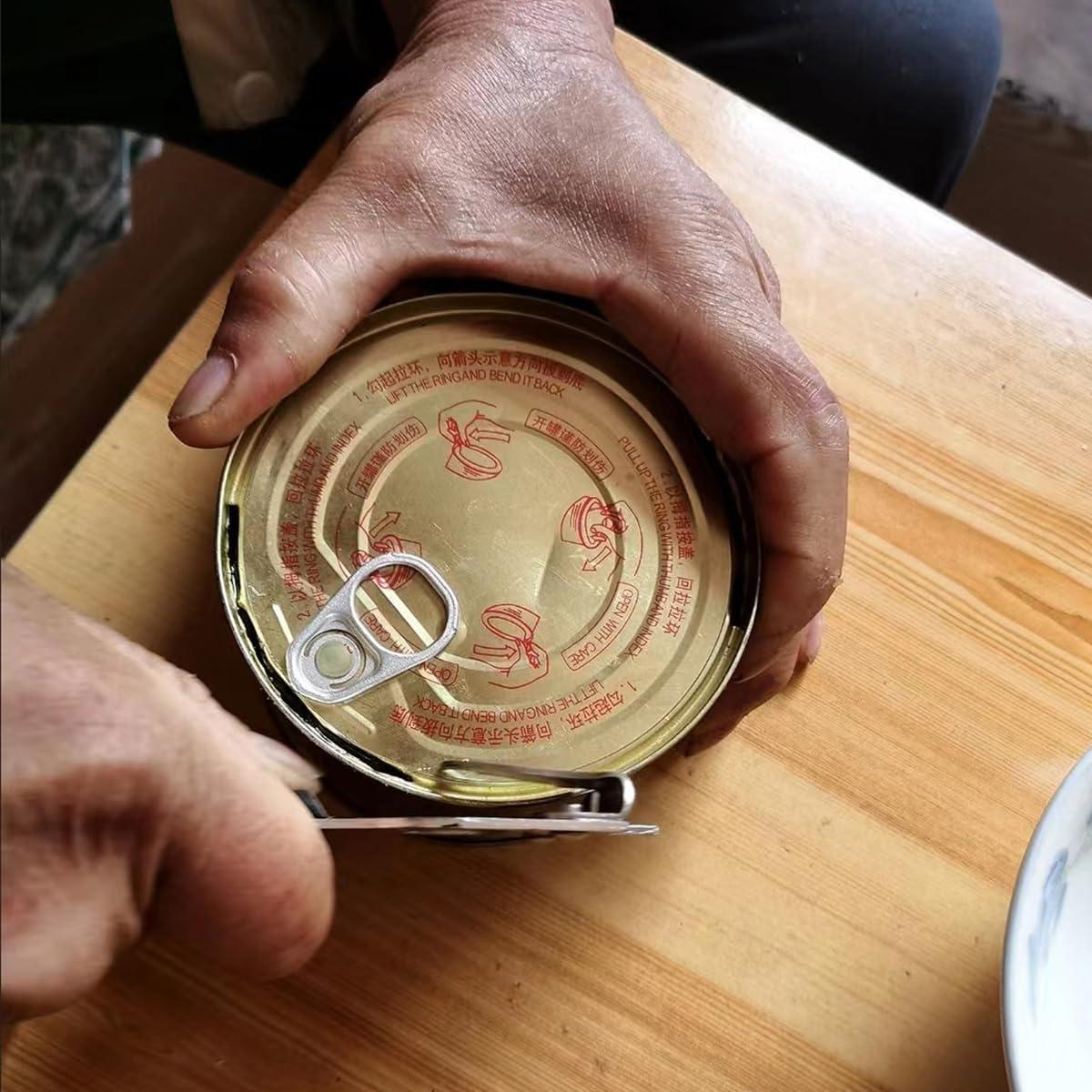 Abre latas manual 4 en 1 HLCM - Versátil y fácil de usar