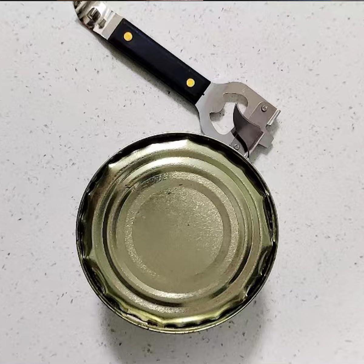 Abre latas manual 4 en 1 HLCM - Versátil y fácil de usar