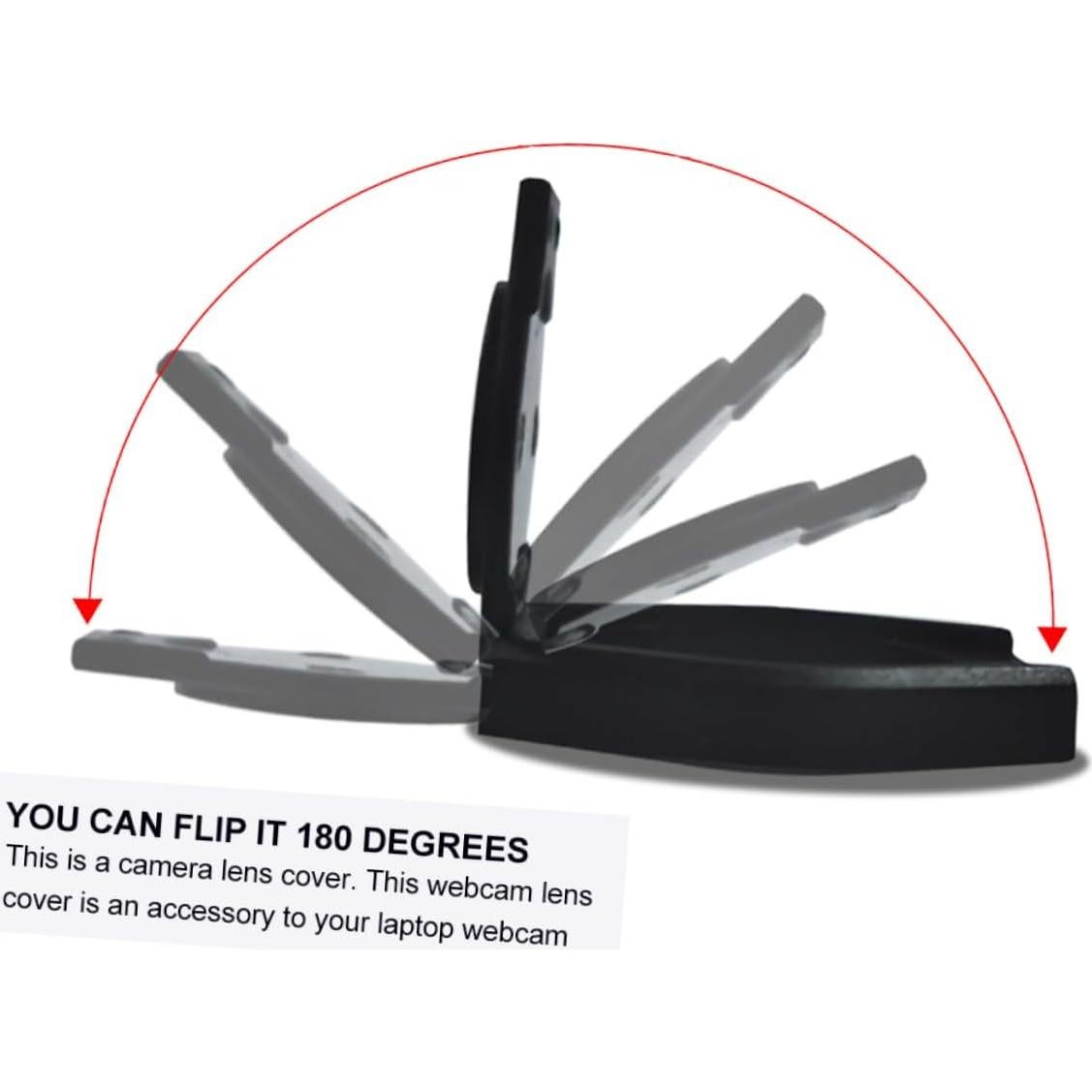 Cubierta de Lente de Cámara USB Artibetter 10 Pcs Negra