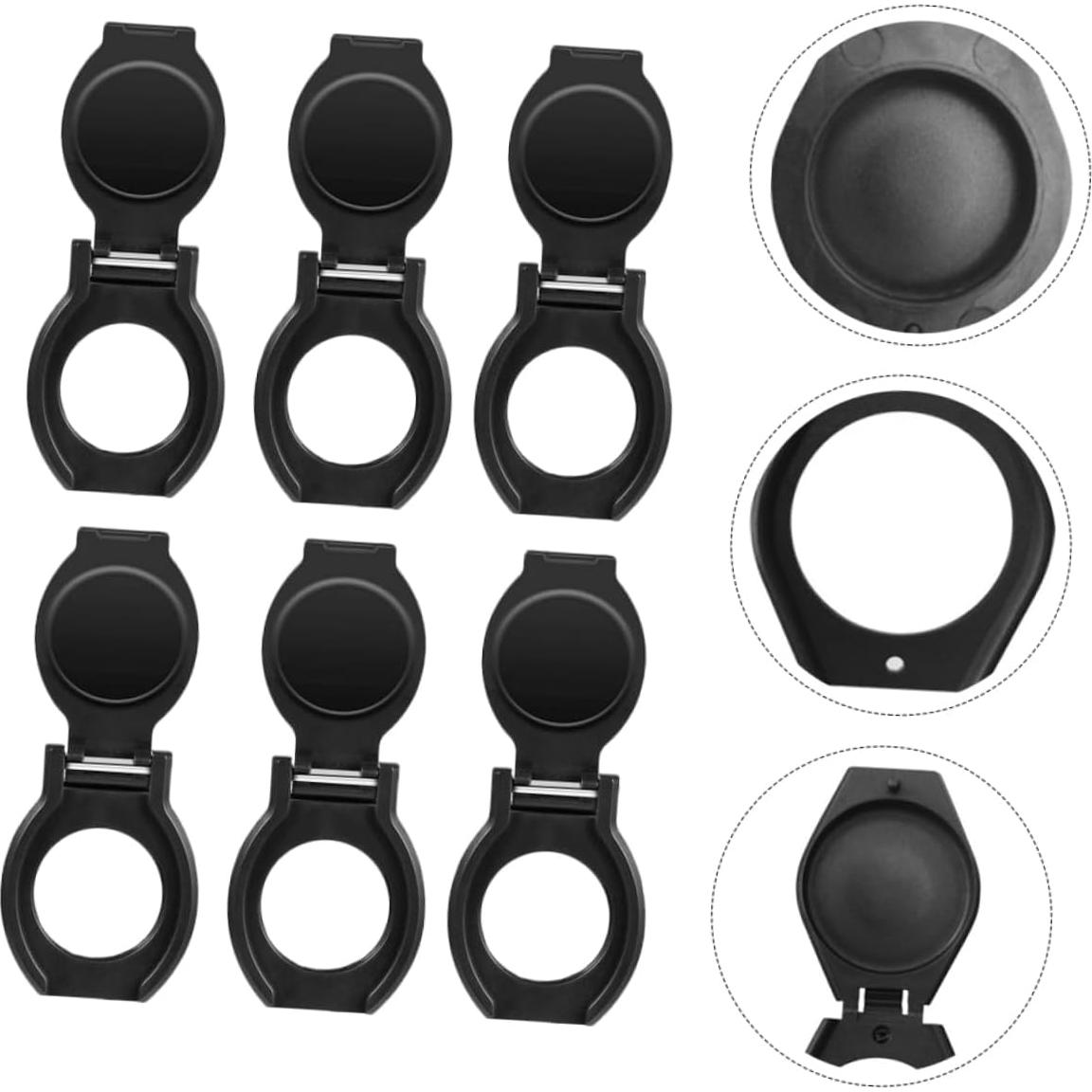 Cubierta de Lente de Cámara USB Artibetter 10 Pcs Negra