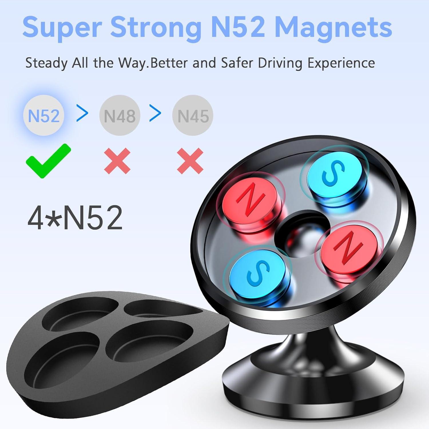 Soporte Magnético para Teléfono Romuto 2-Pack Mini Fuerte