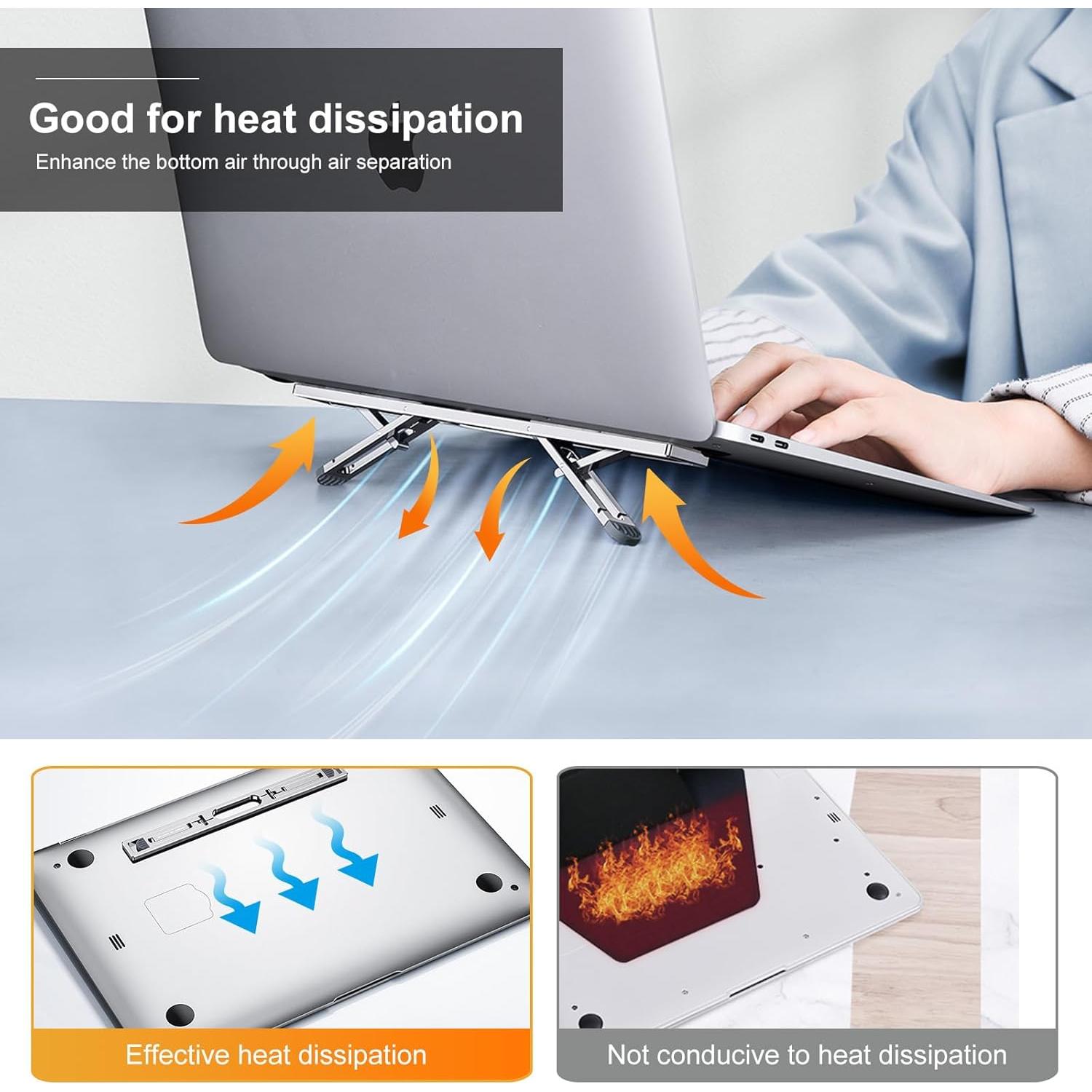 Soporte para Laptop PAIFAN Ajustable 4 Alturas Ergonómico