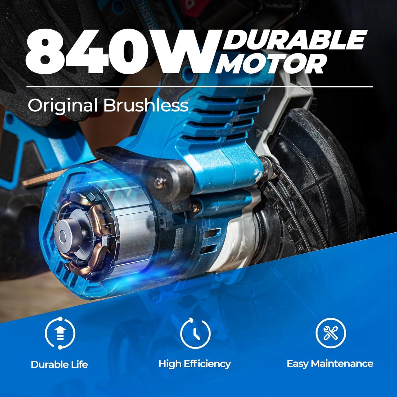 Sierra Circular Inalámbrica Dong Cheng 20V 840W 6-1/2"