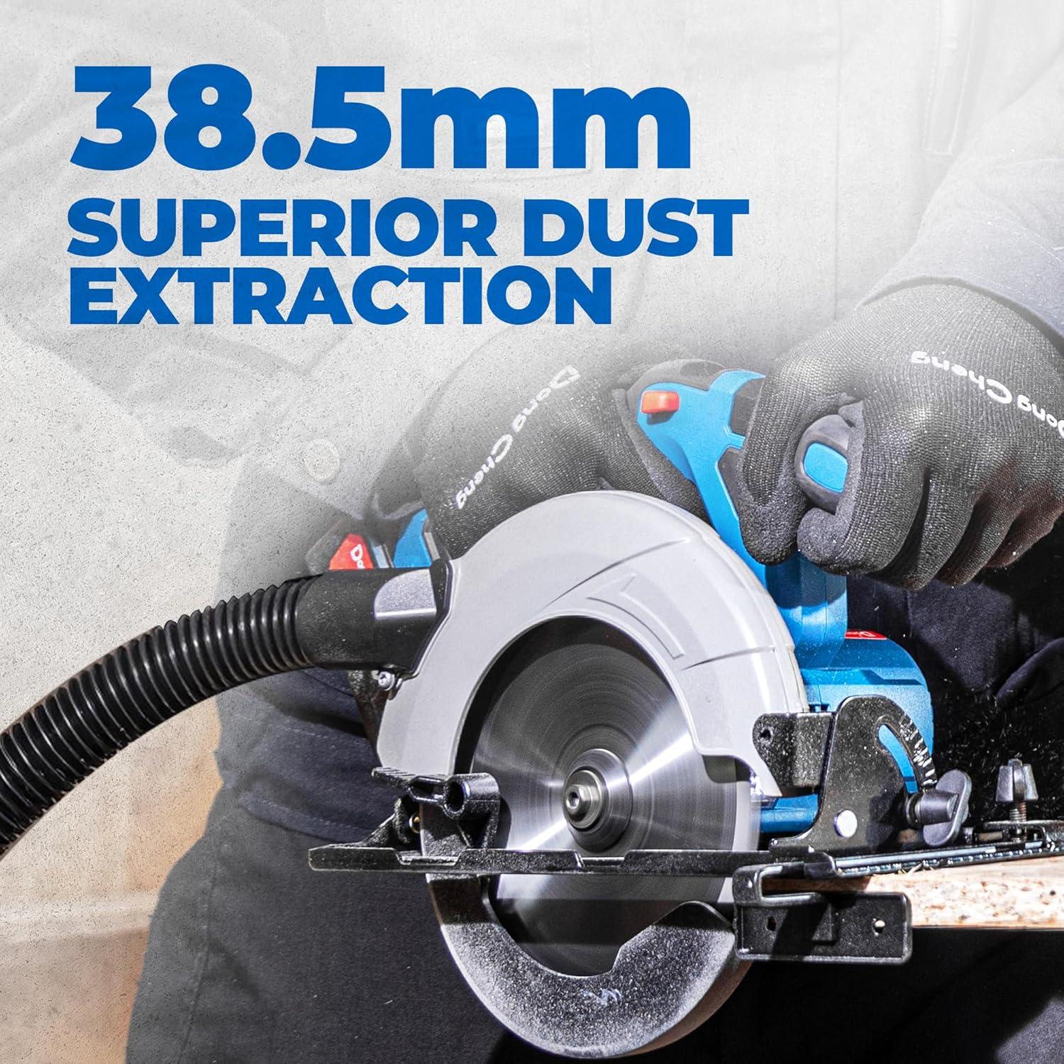 Sierra Circular Inalámbrica Dong Cheng 20V 840W 6-1/2"