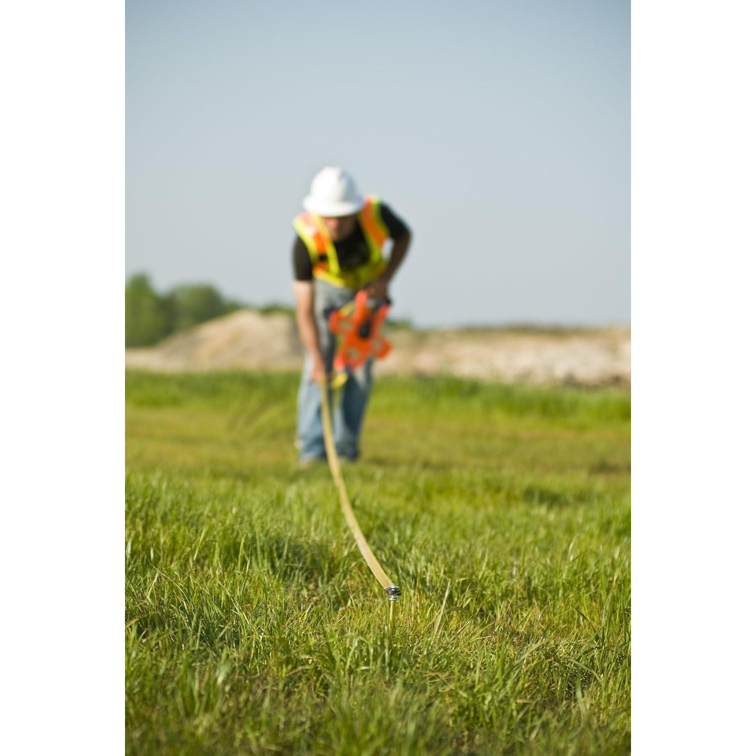 Cinta Métrica de Fibra de Vidrio Crescent Lufkin 100m Naranja