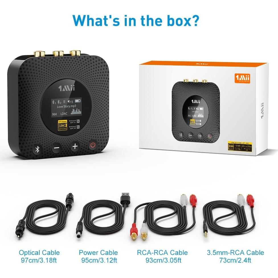 Receptor Bluetooth Hi-Fi 1Mii B06HD+ con LDAC y DAC Audiophile