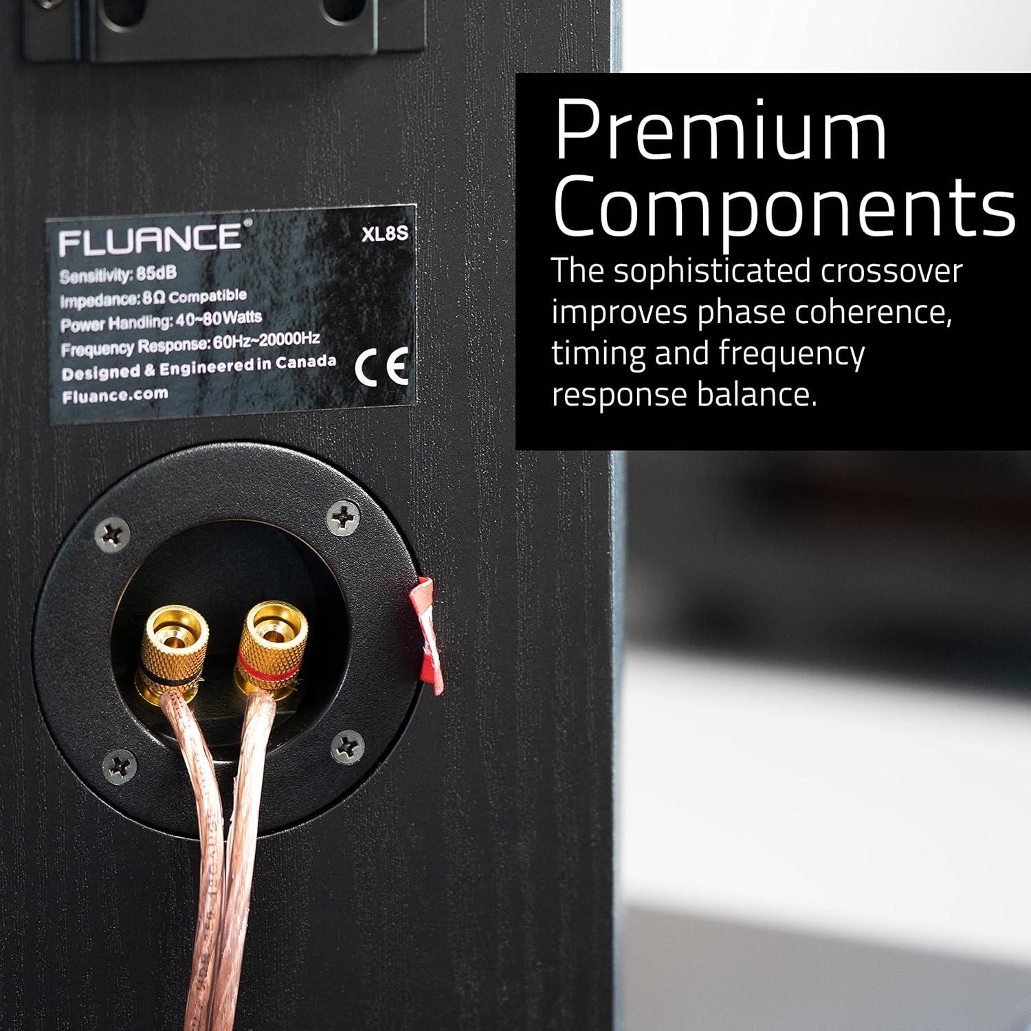 Altavoces Fluance XL8S de Estantería 2 Vías - Sonido Surround