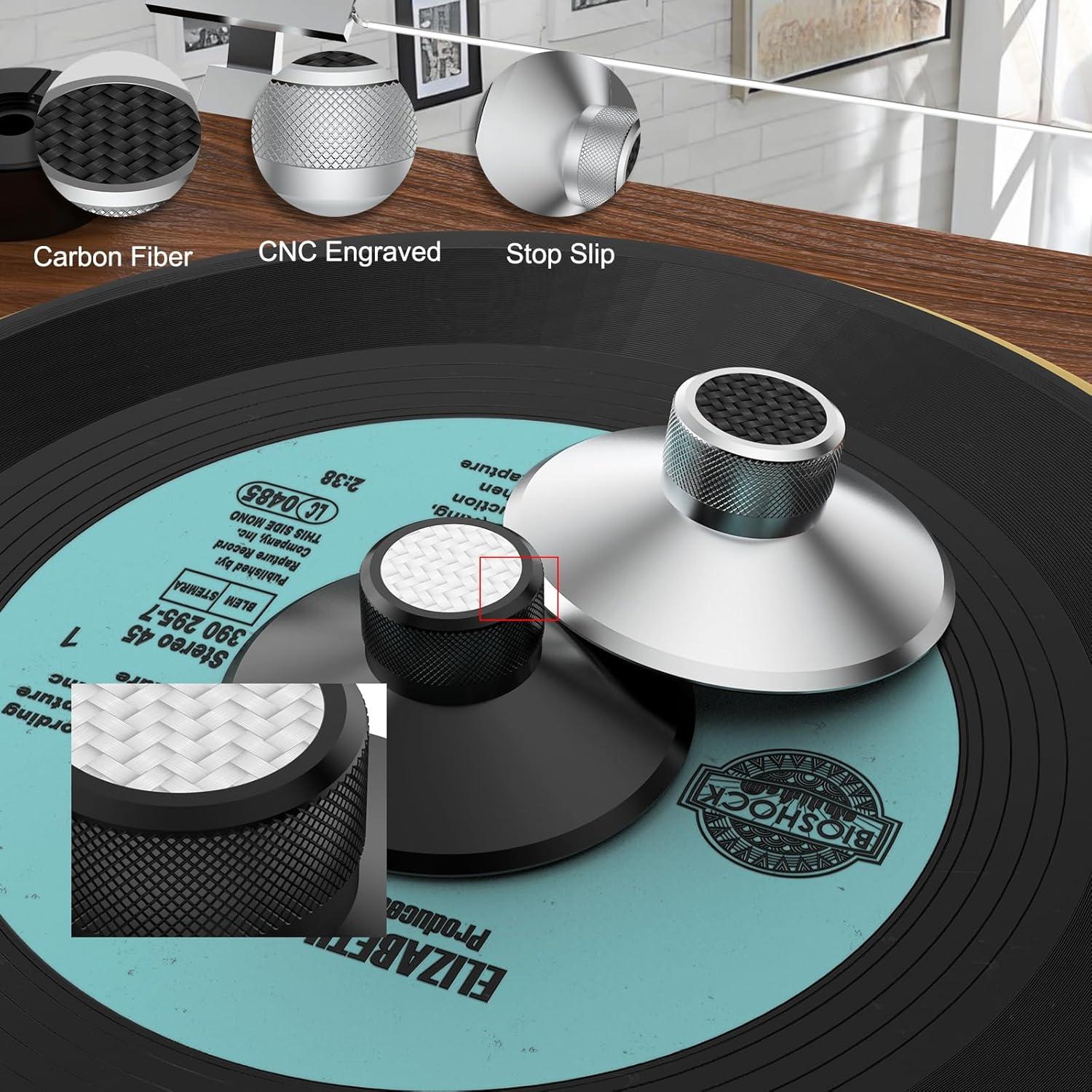 Estabilizador de peso de disco Audiocrast 130B 130g Aluminio