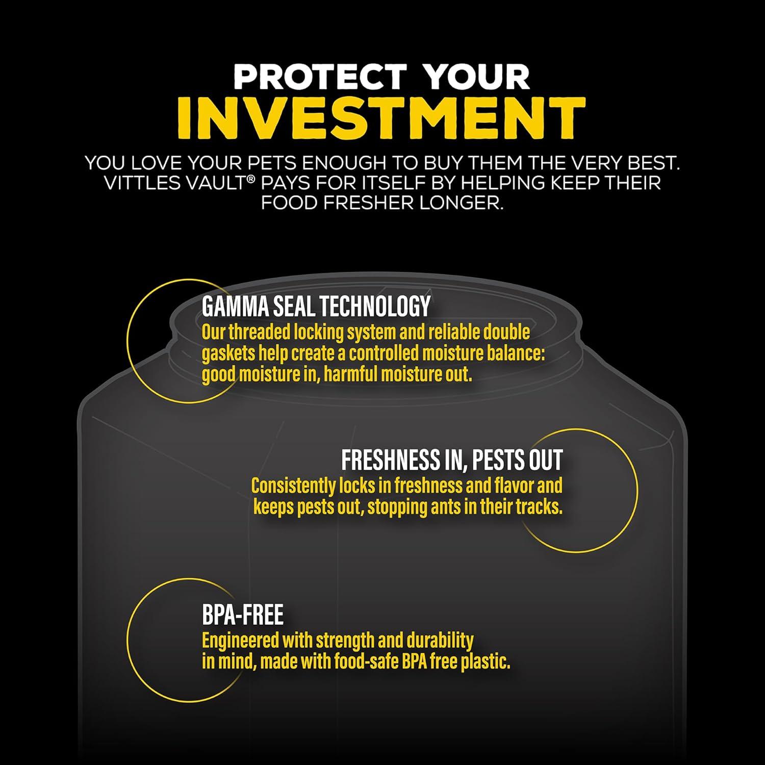 Contenedor de Almacenamiento de Comida para Perros Gamma2 10 kg