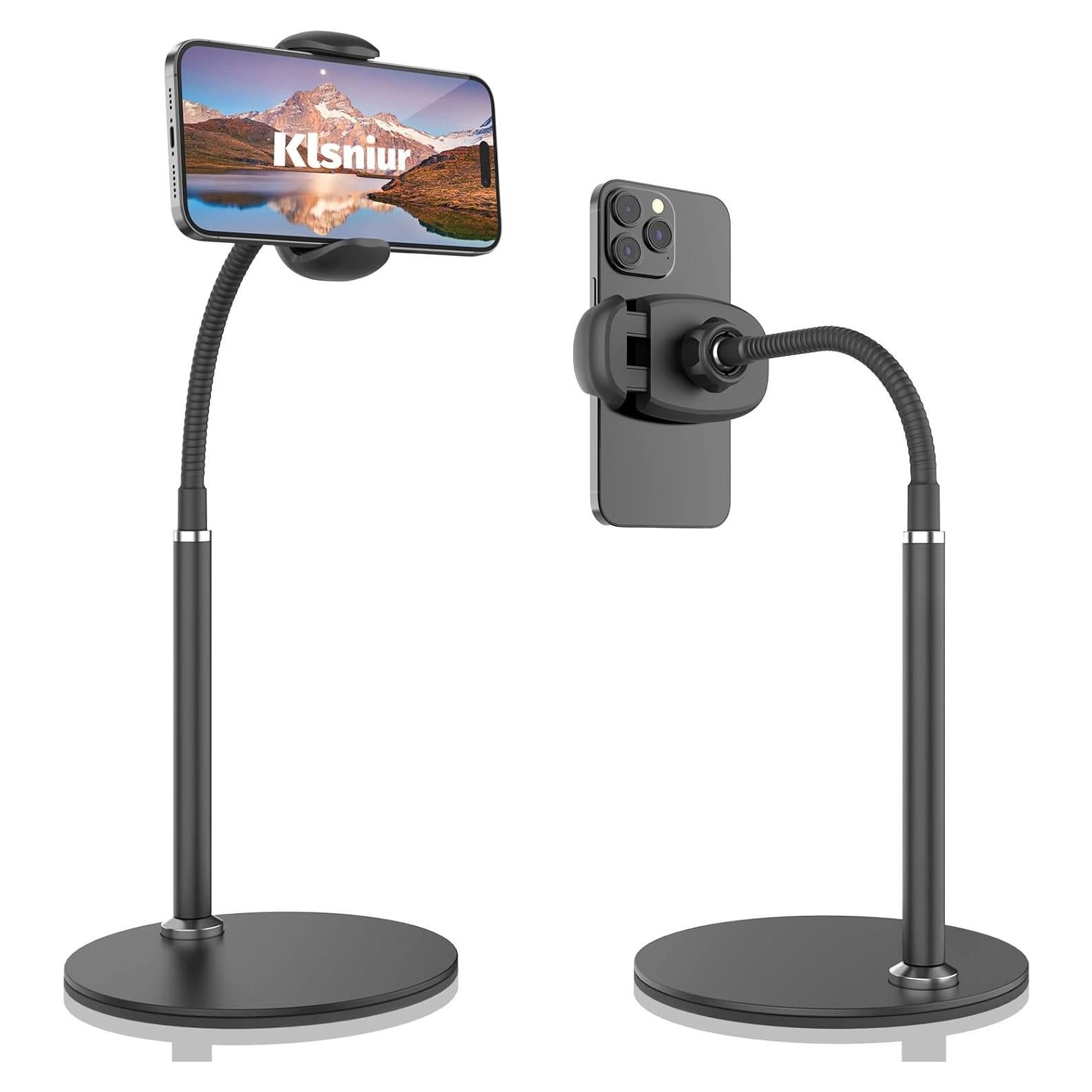 Soporte para Teléfono Móvil Klsniur Ajustable Negro