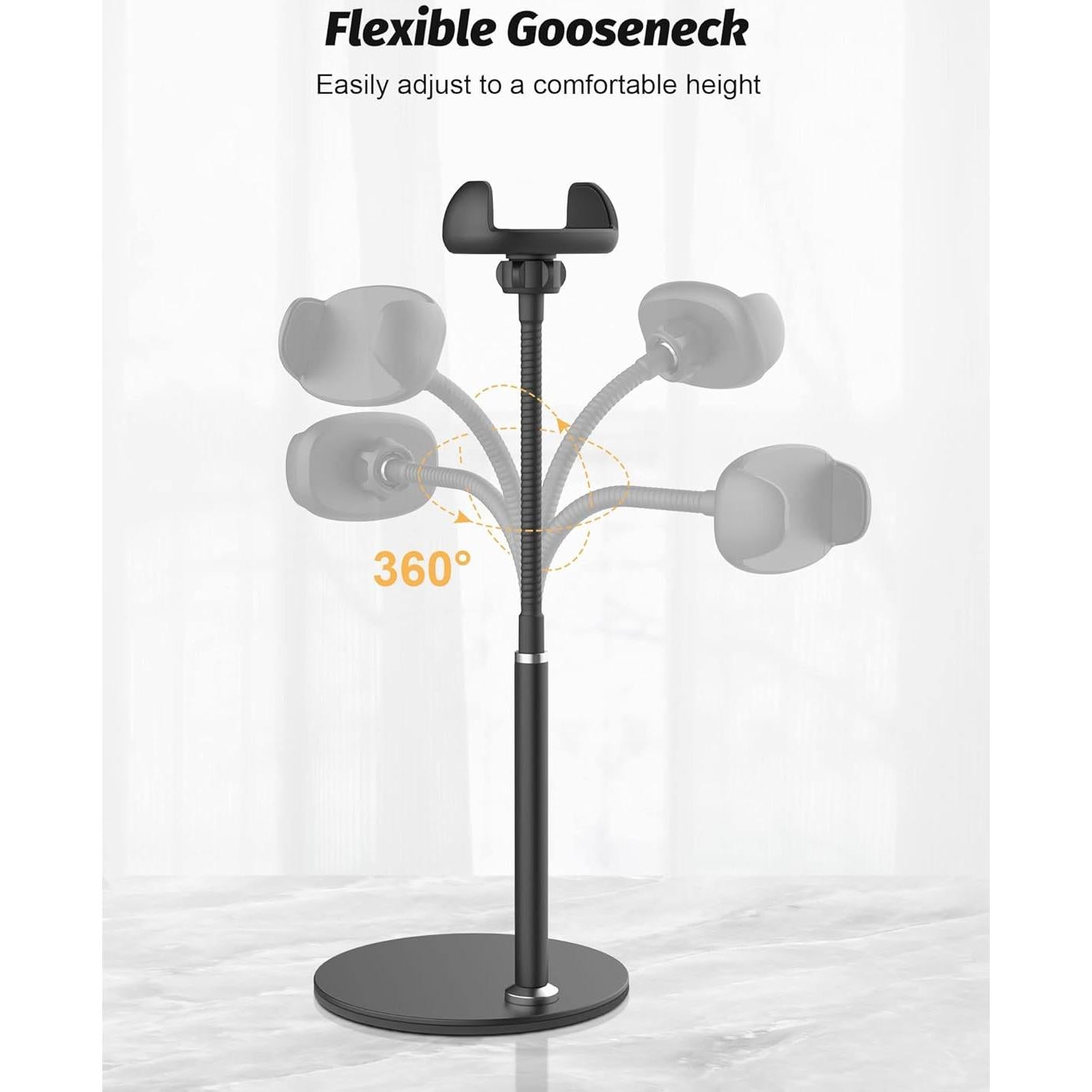 Soporte para Teléfono Móvil Klsniur Ajustable Negro