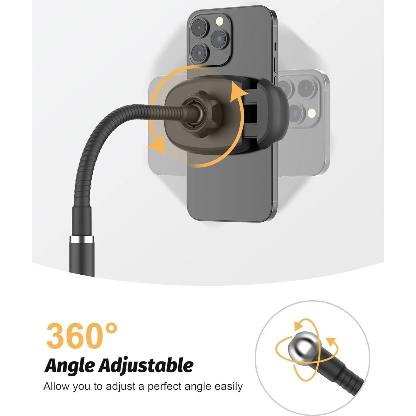 Soporte para Teléfono Móvil Klsniur Ajustable Negro