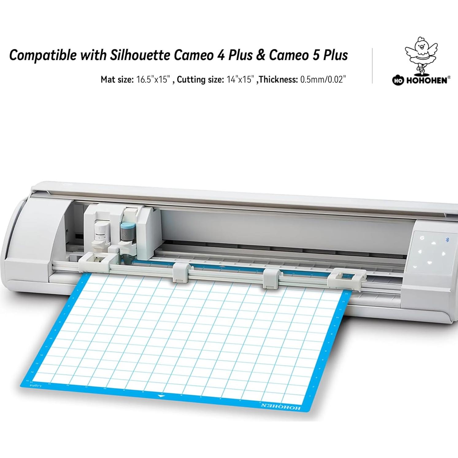 Alfombrillas de Corte Hohohen 3 Pack 35.56x38.1 cm para Cameo Plus