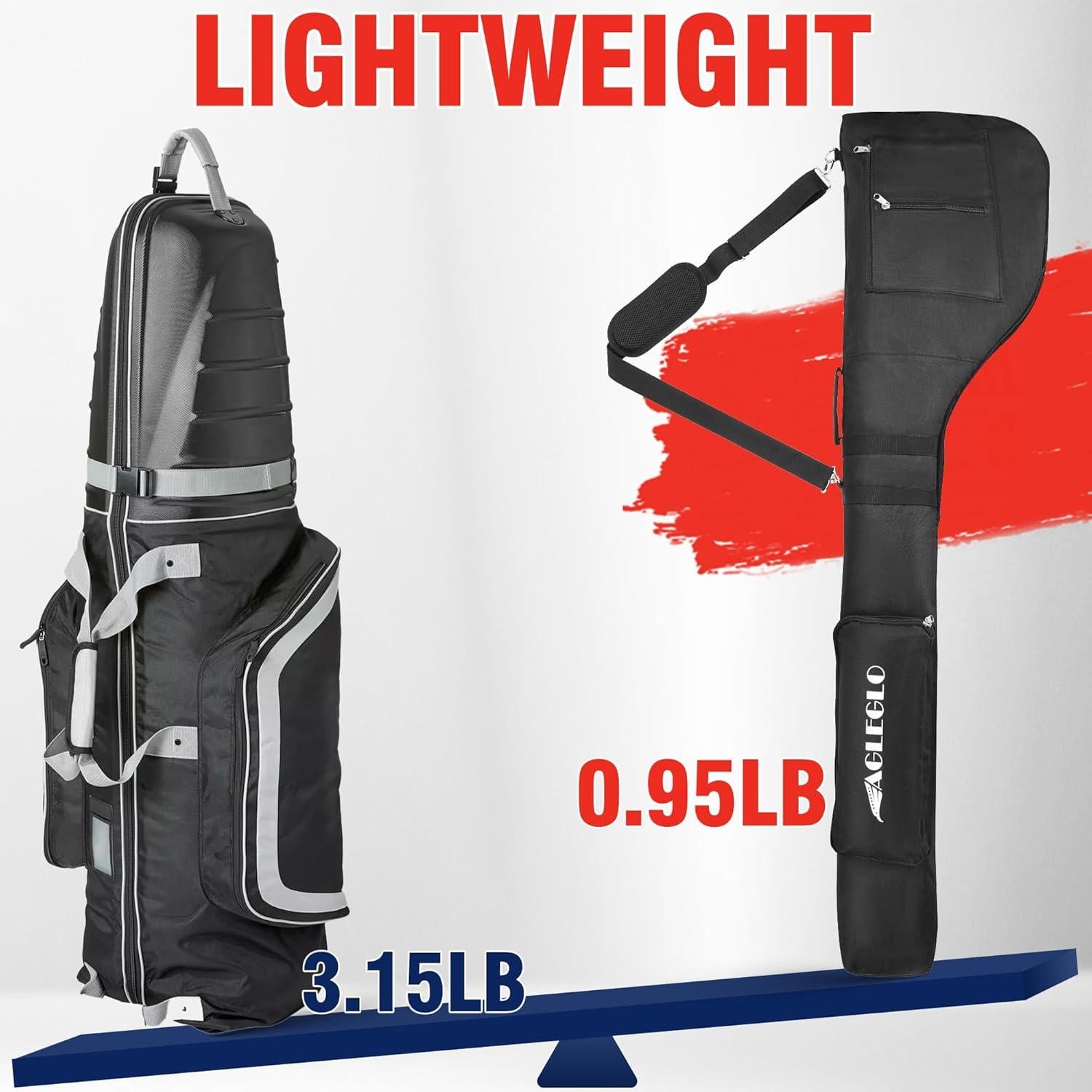 Bolsa de Golf EagleGlo Plegable para 8-10 Palos de Nylon