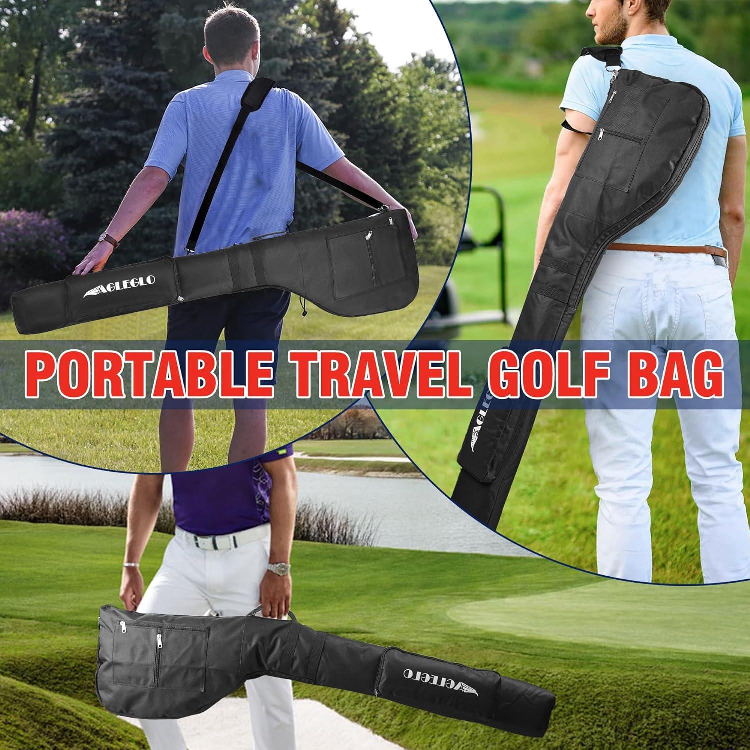 Bolsa de Golf EagleGlo Plegable para 8-10 Palos de Nylon