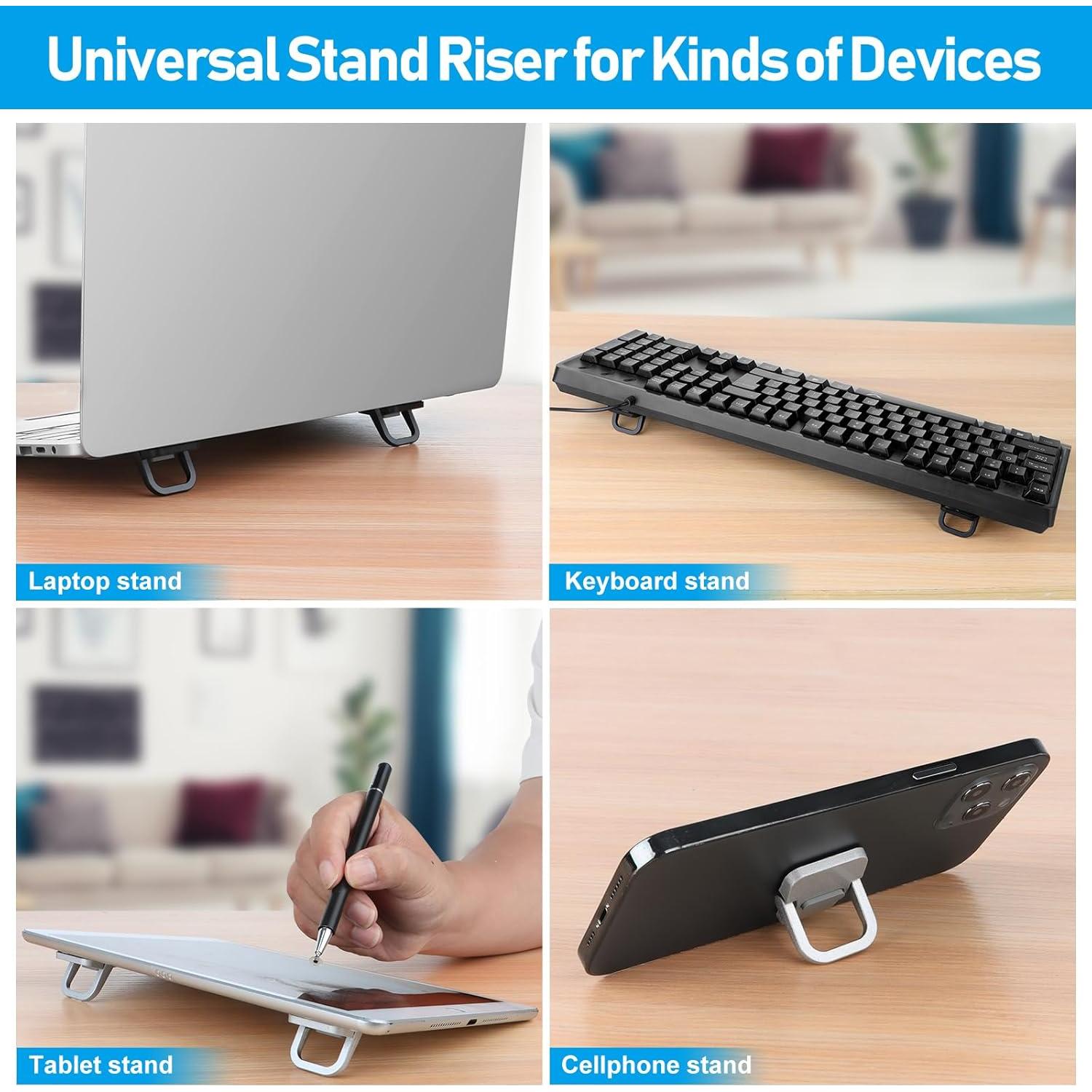 Soporte de Laptop YIPINVE Mini Ergonómico Plegable Plata