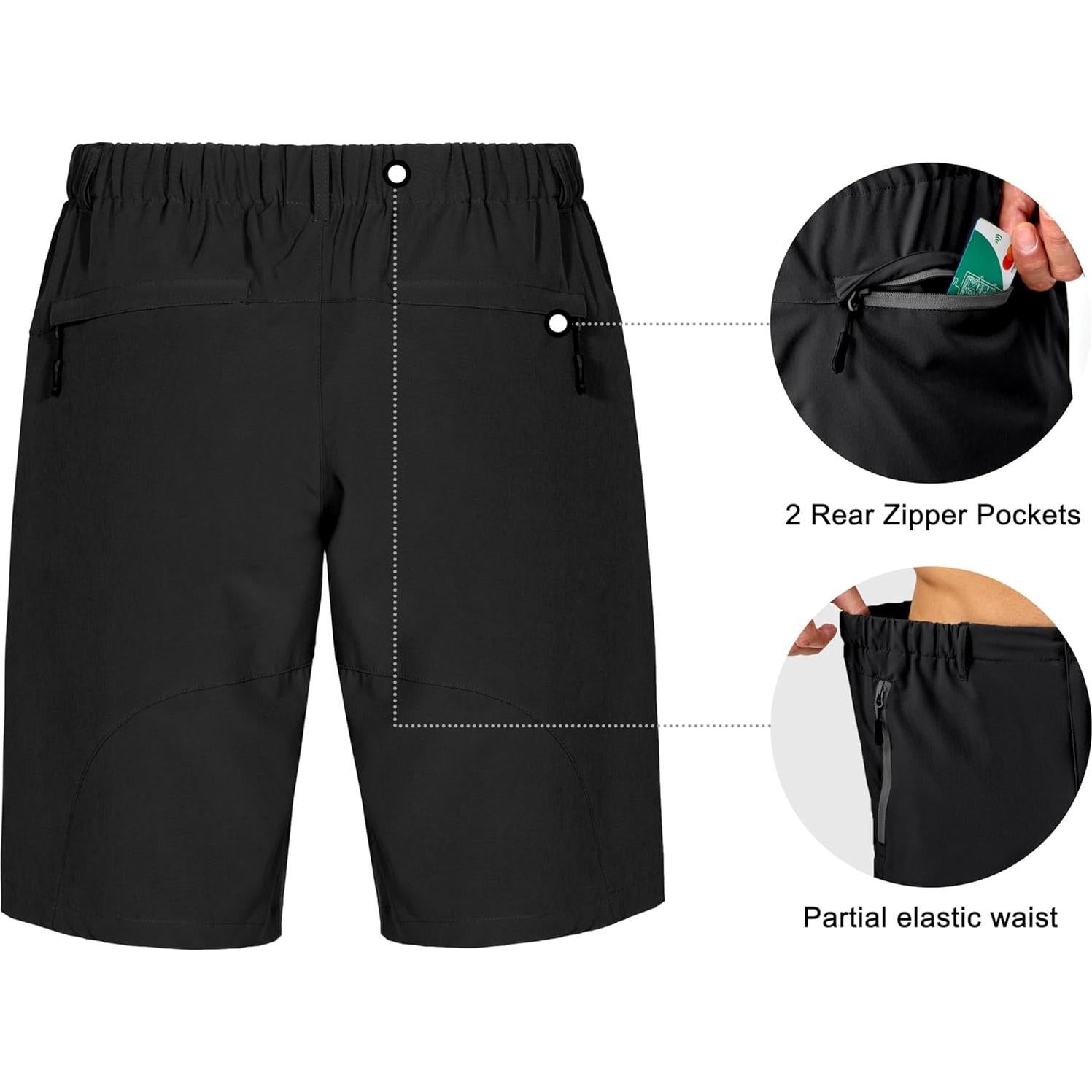 Pantalones Cortos Cargo Hombre Little Donkey Andy Secado Rápido