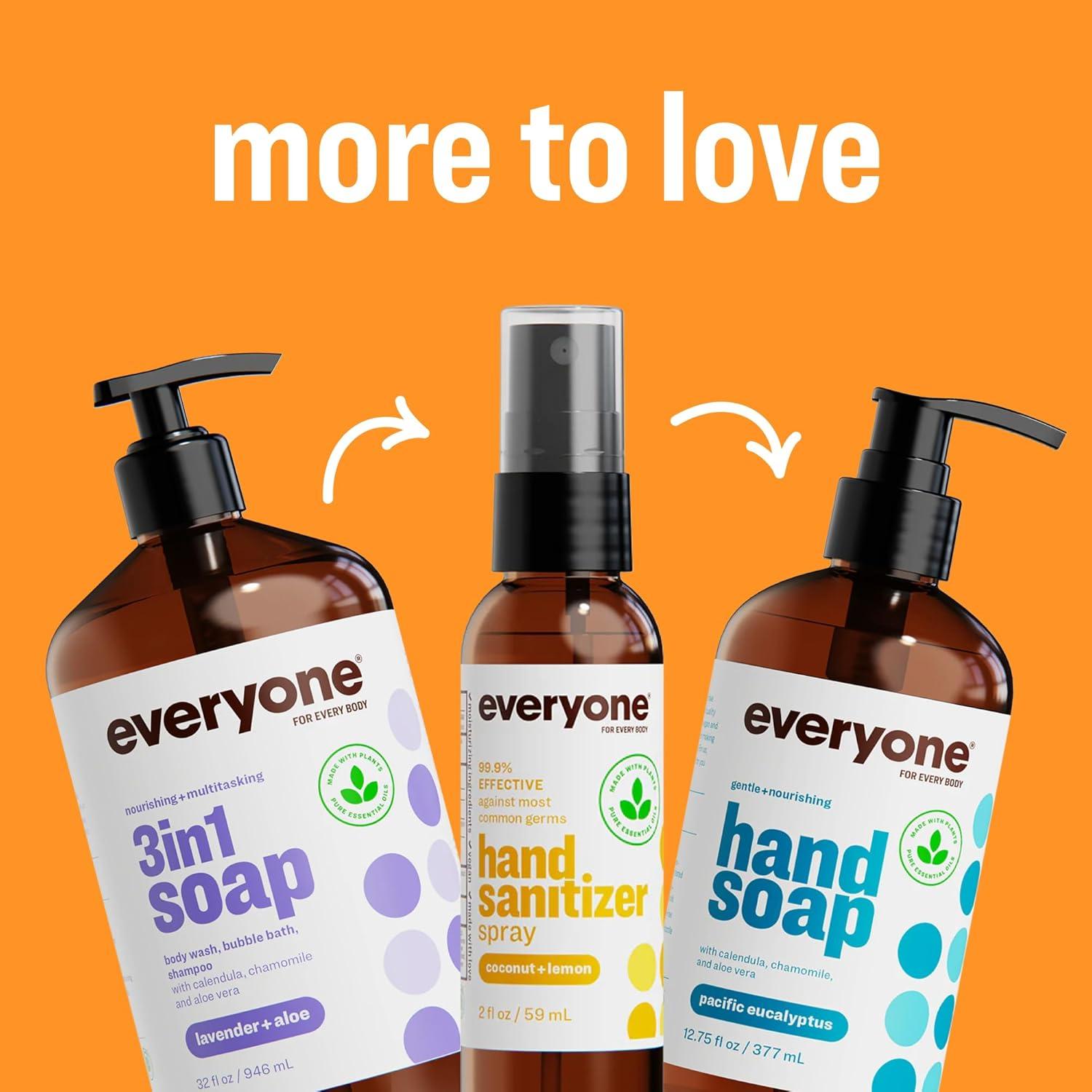 Jabón Líquido para Manos Everyone 3x375ml Albaricoque y Vainilla