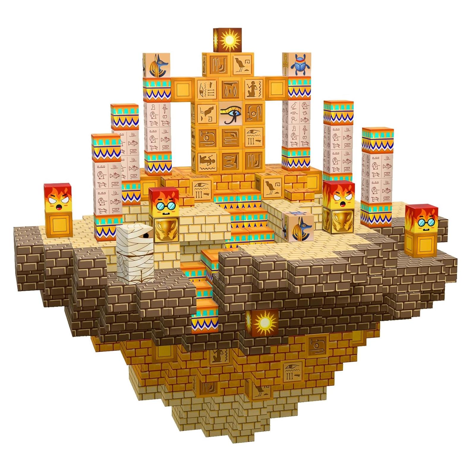 63 PCS Bloques Magnéticos de Construcción NorthKe - 2 cm - Juguete STEM