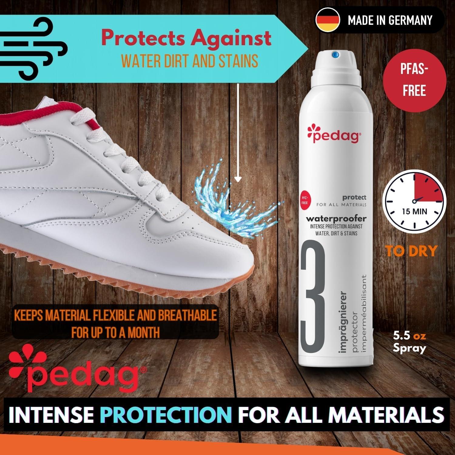 Spray Impermeabilizante Pedag 1L - Protector para Zapatos y Tela