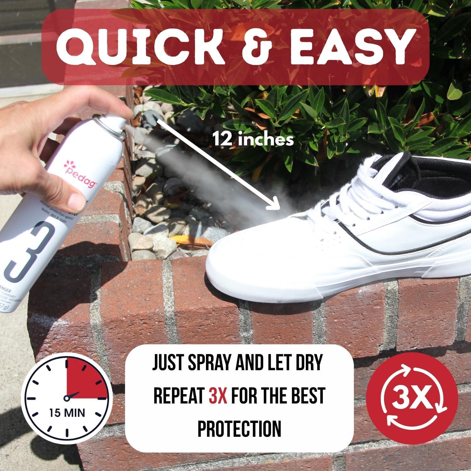 Spray Impermeabilizante Pedag 1L - Protector para Zapatos y Tela