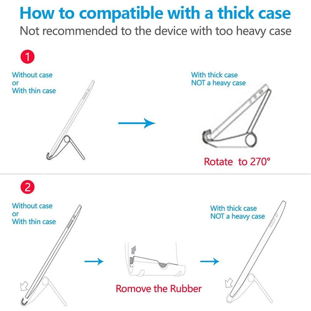 Soporte Móvil FadyDail 2 Paquetes Ajustable Antideslizante