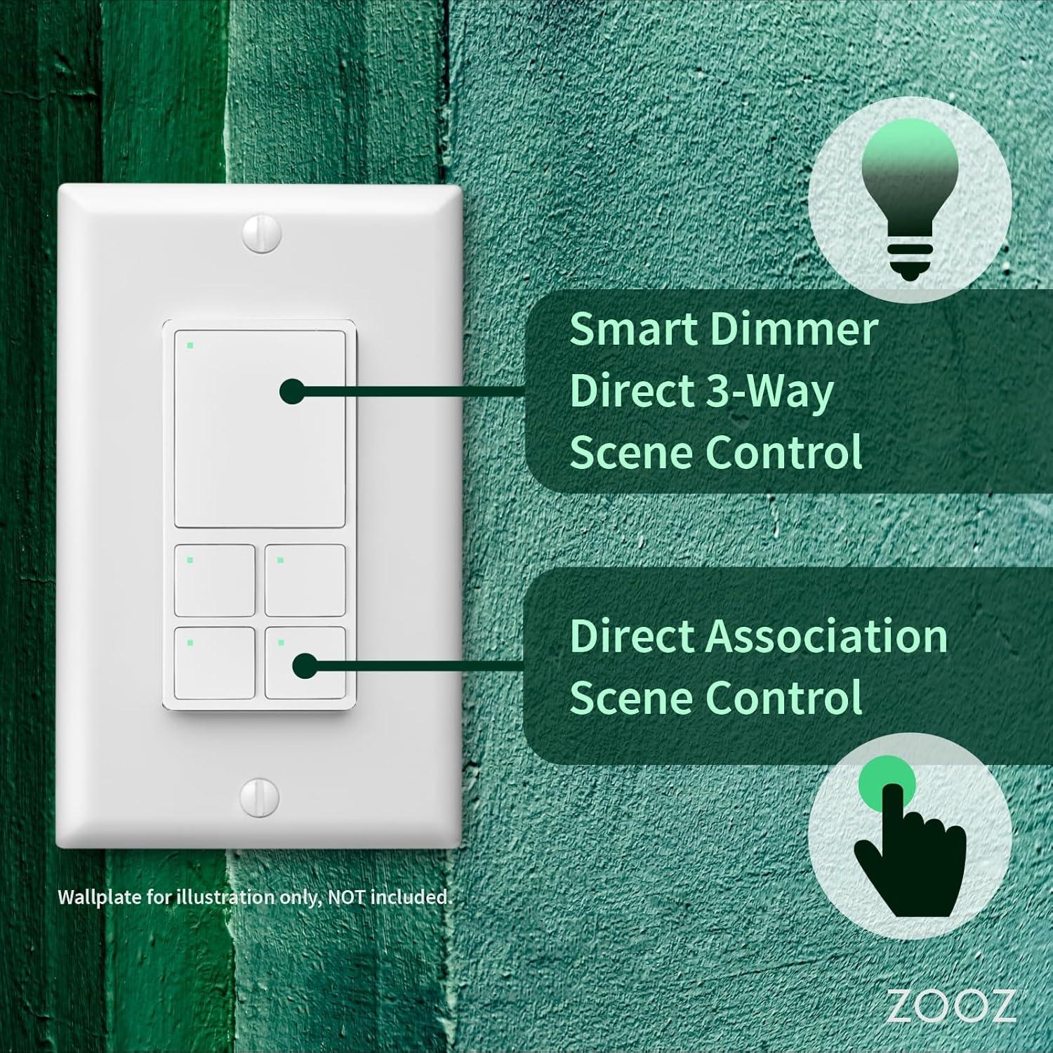 Regulador Z-Wave Zooz ZEN35 800LR Blanco 150W LED