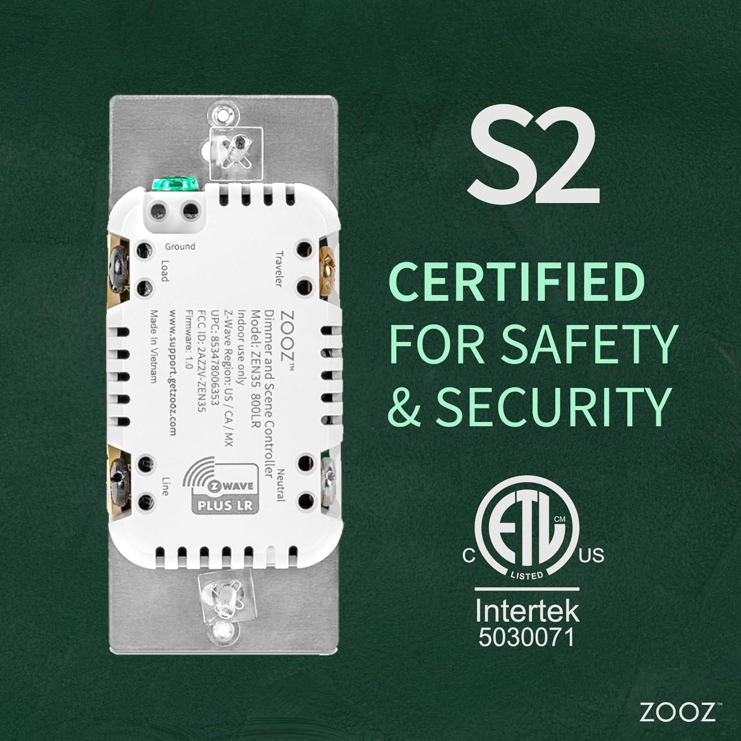 Regulador Z-Wave Zooz ZEN35 800LR Blanco 150W LED