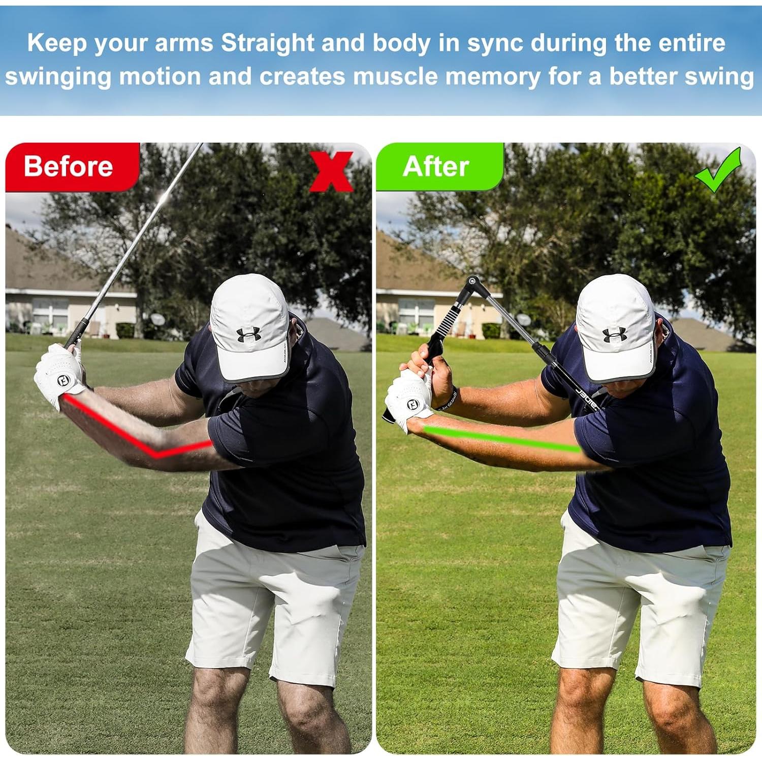 Ayuda de Entrenamiento de Golf Asyxstar - Swing y Agarre