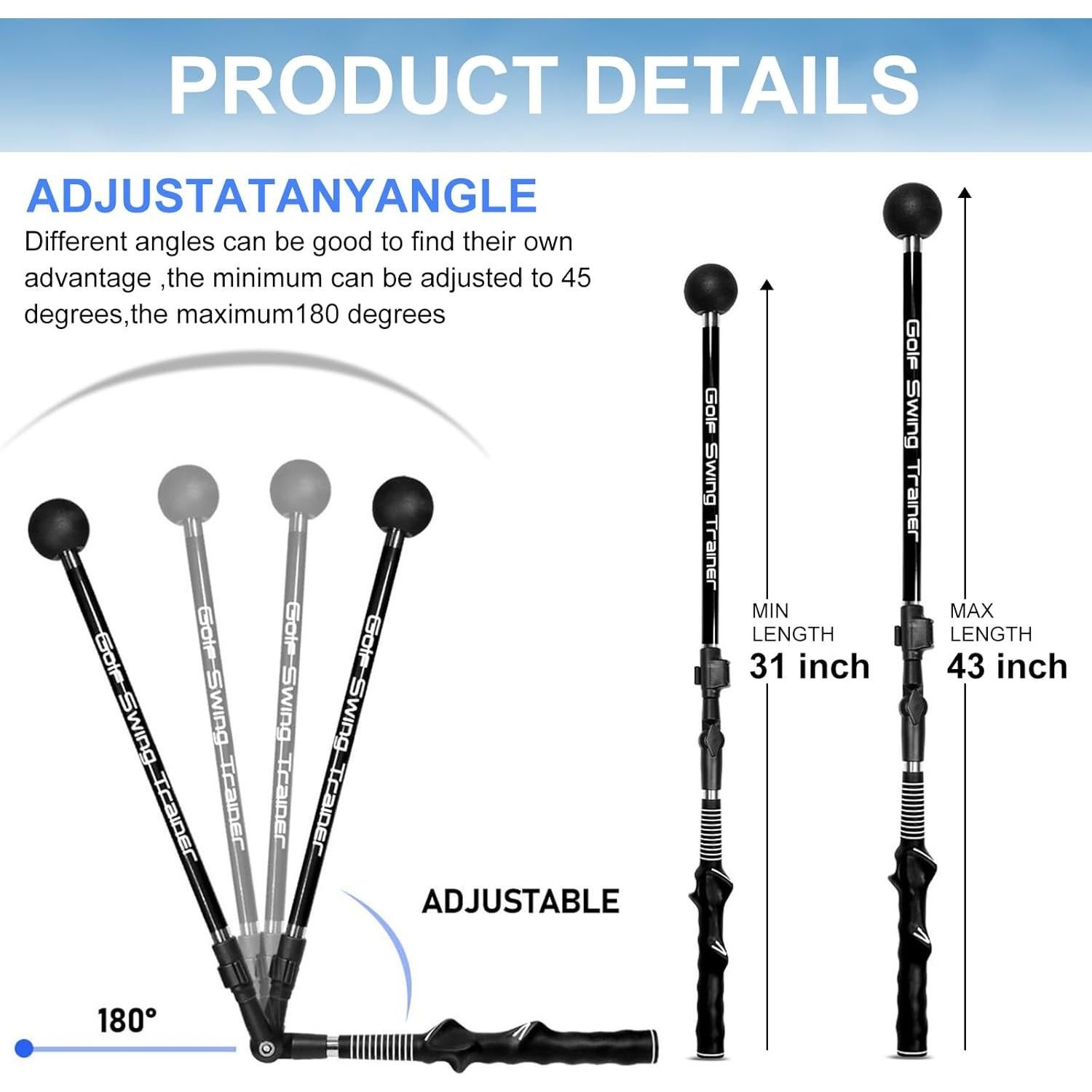 Ayuda de Entrenamiento de Golf Asyxstar - Swing y Agarre