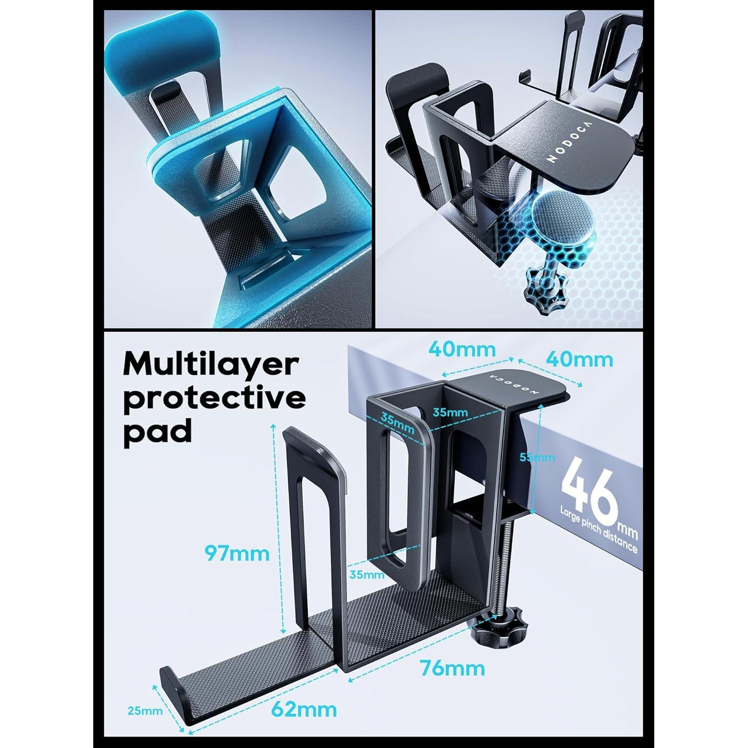 Soporte Vertical para Laptop NODOCA 2 Ranuras Blanco