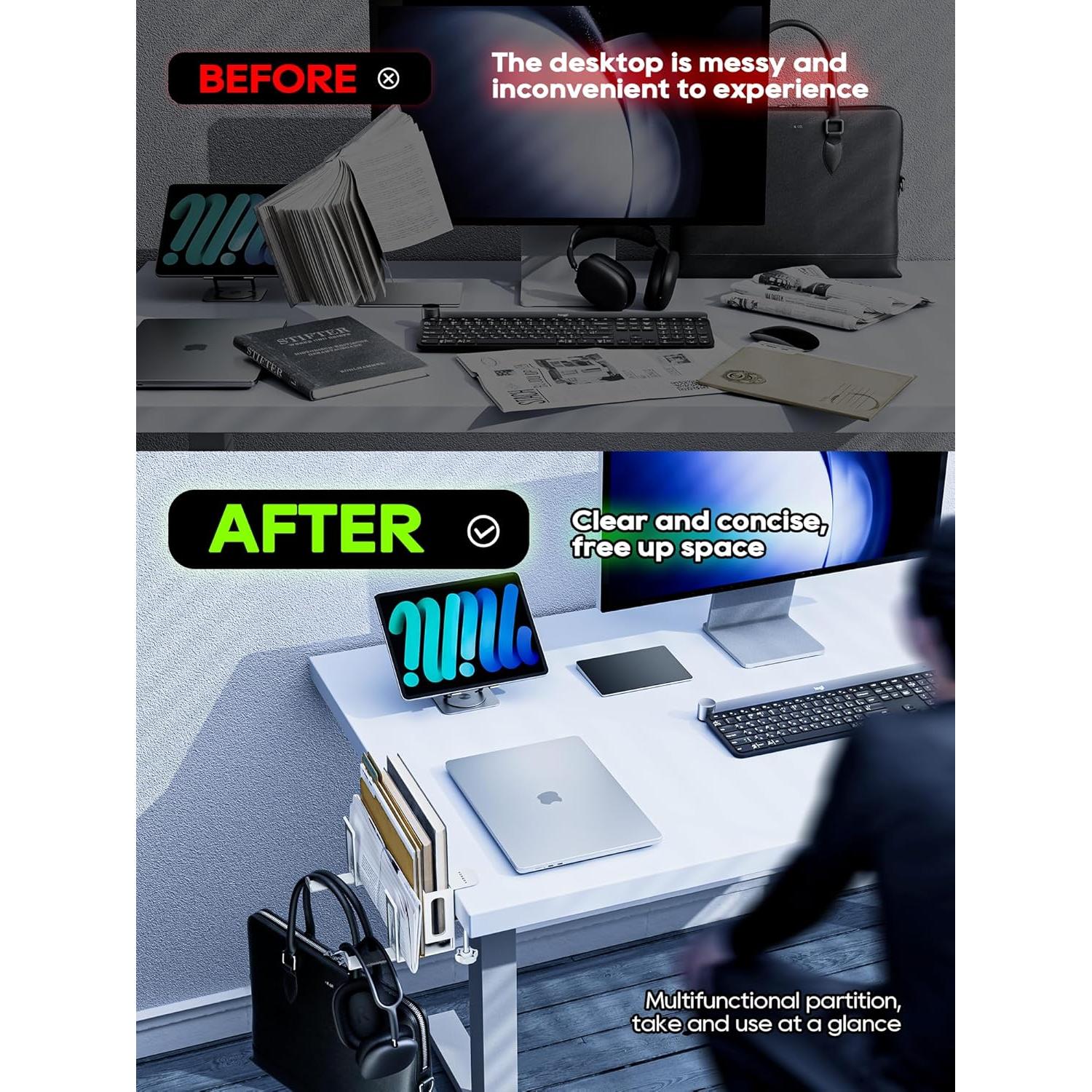 Soporte Vertical para Laptop NODOCA 2 Ranuras Blanco