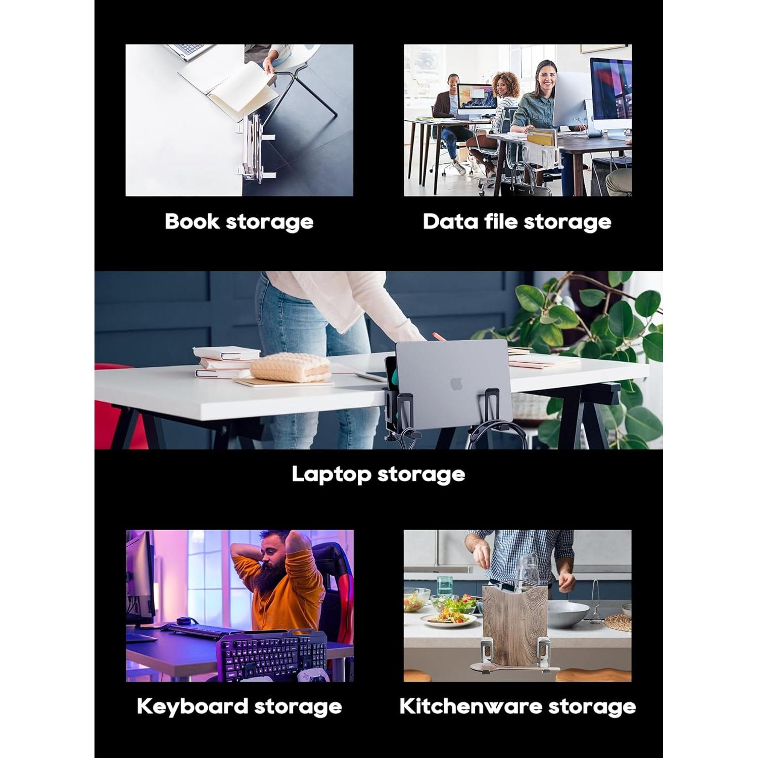 Soporte Vertical para Laptop NODOCA 2 Ranuras Blanco