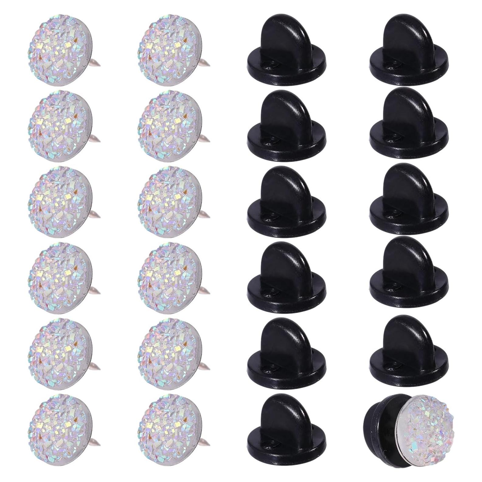 Pines de Número de Espalda CHGCRAFT 12 Pzs con Brillantina