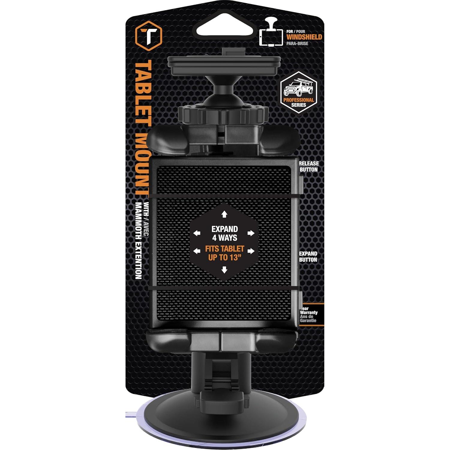 Soporte ToughTested Mammoth para Tablet y GPS 27.8x15.5cm