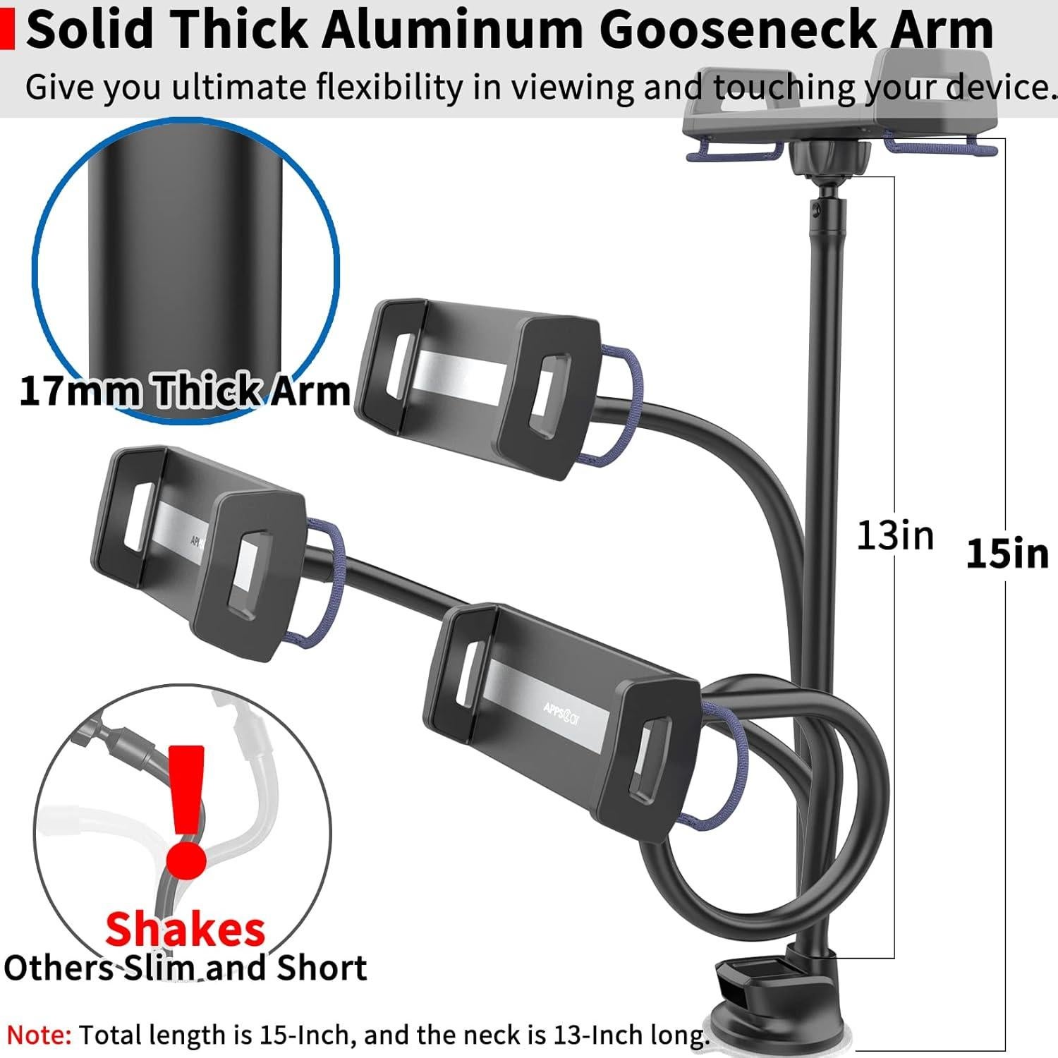 Soporte de Coche para Tableta APPS2Car 2da Generación 33 cm
