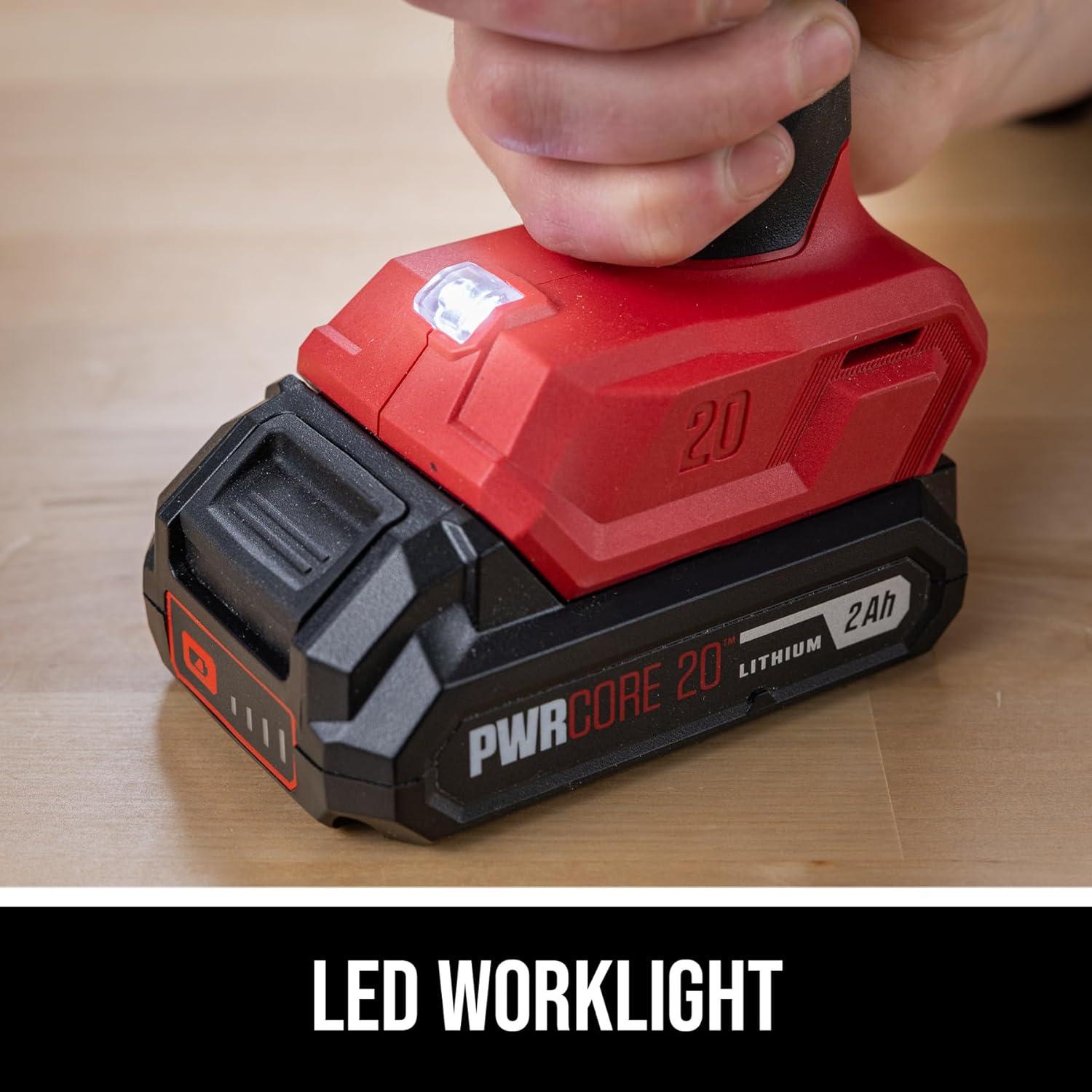 Taladro de Percusión Sin Cable Skil 20V con Batería y 75 Piezas