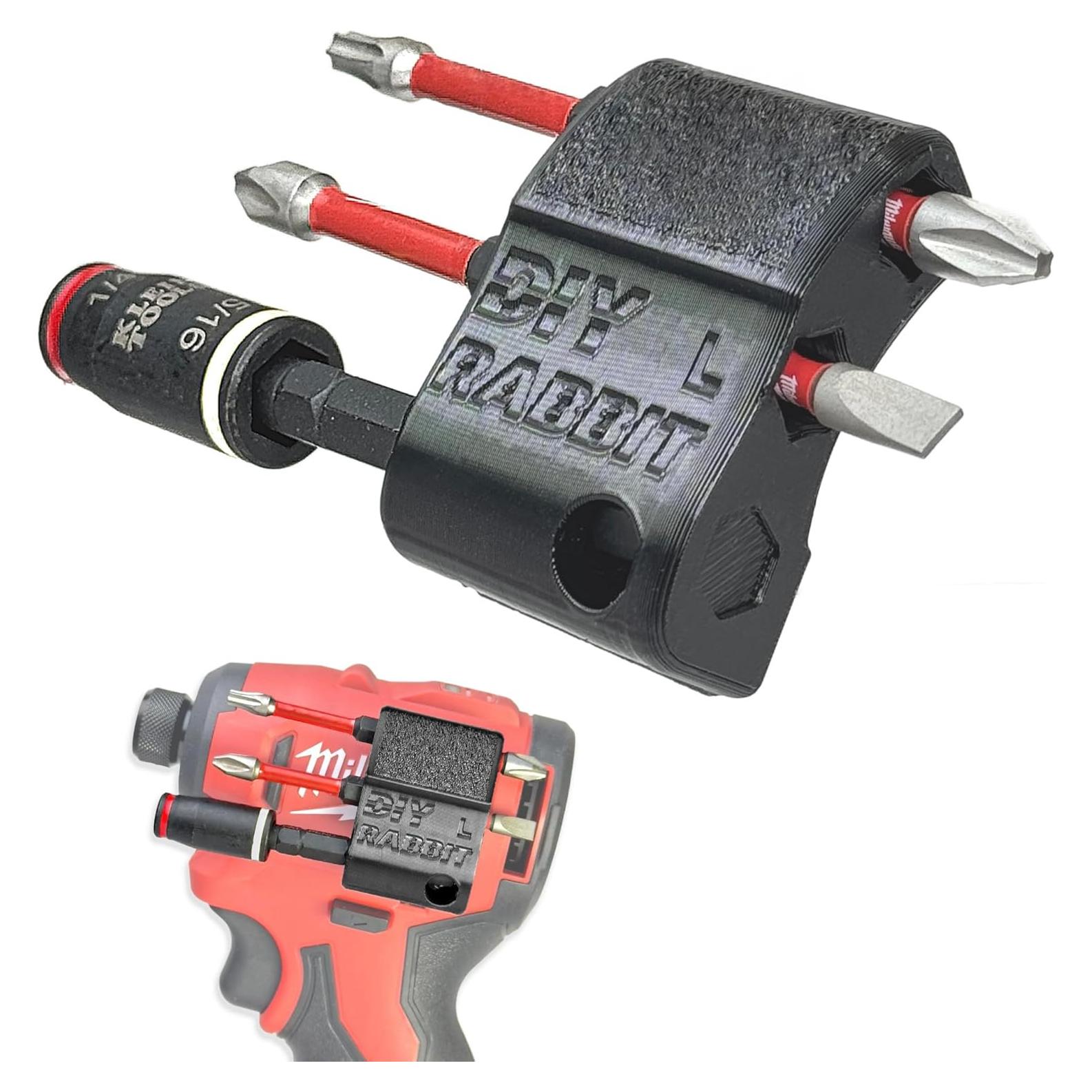 Soporte Magnético para Bits Milwaukee M12 SubCompact - Negro