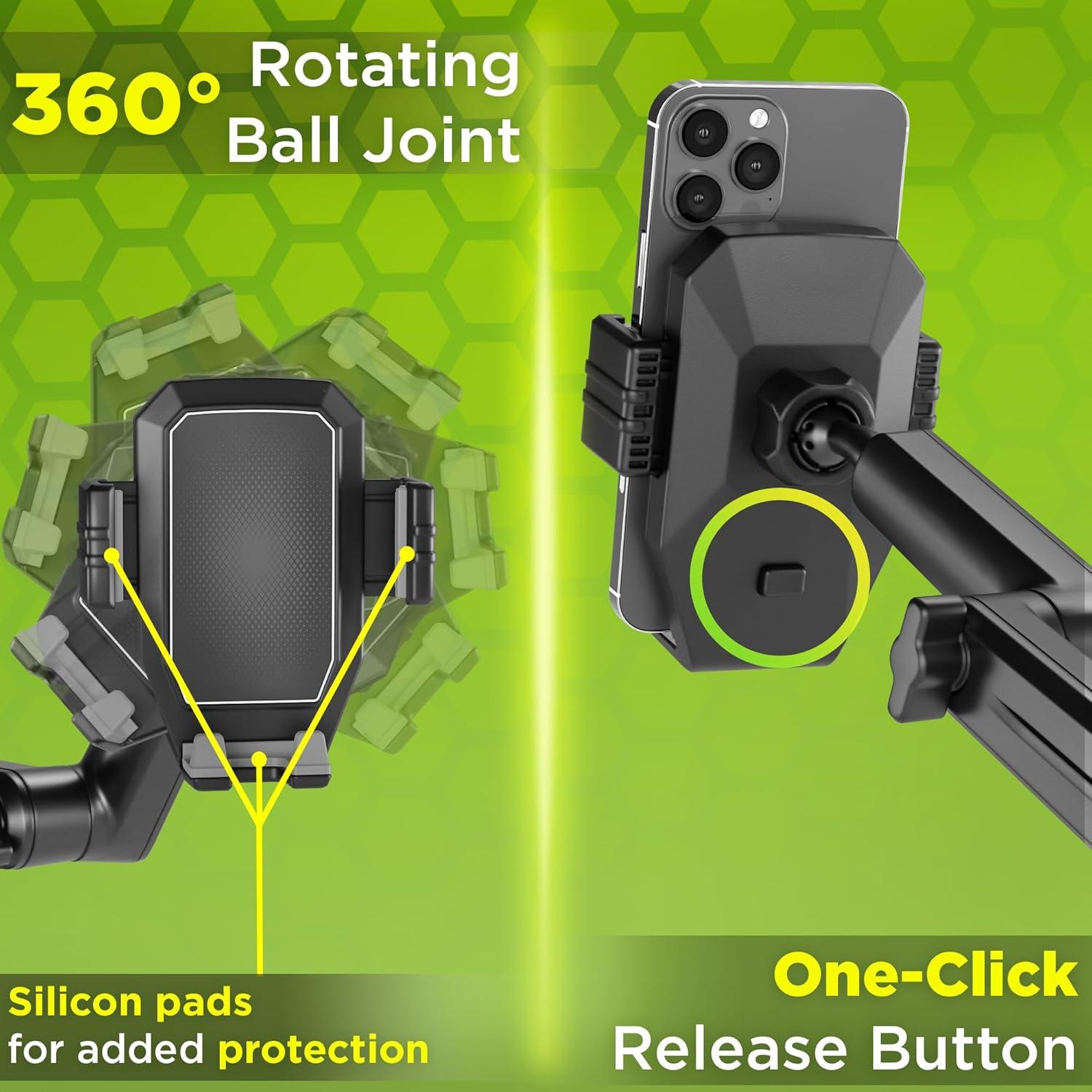 Soporte para Teléfono Truckules 42.93 cm para Camión Gris