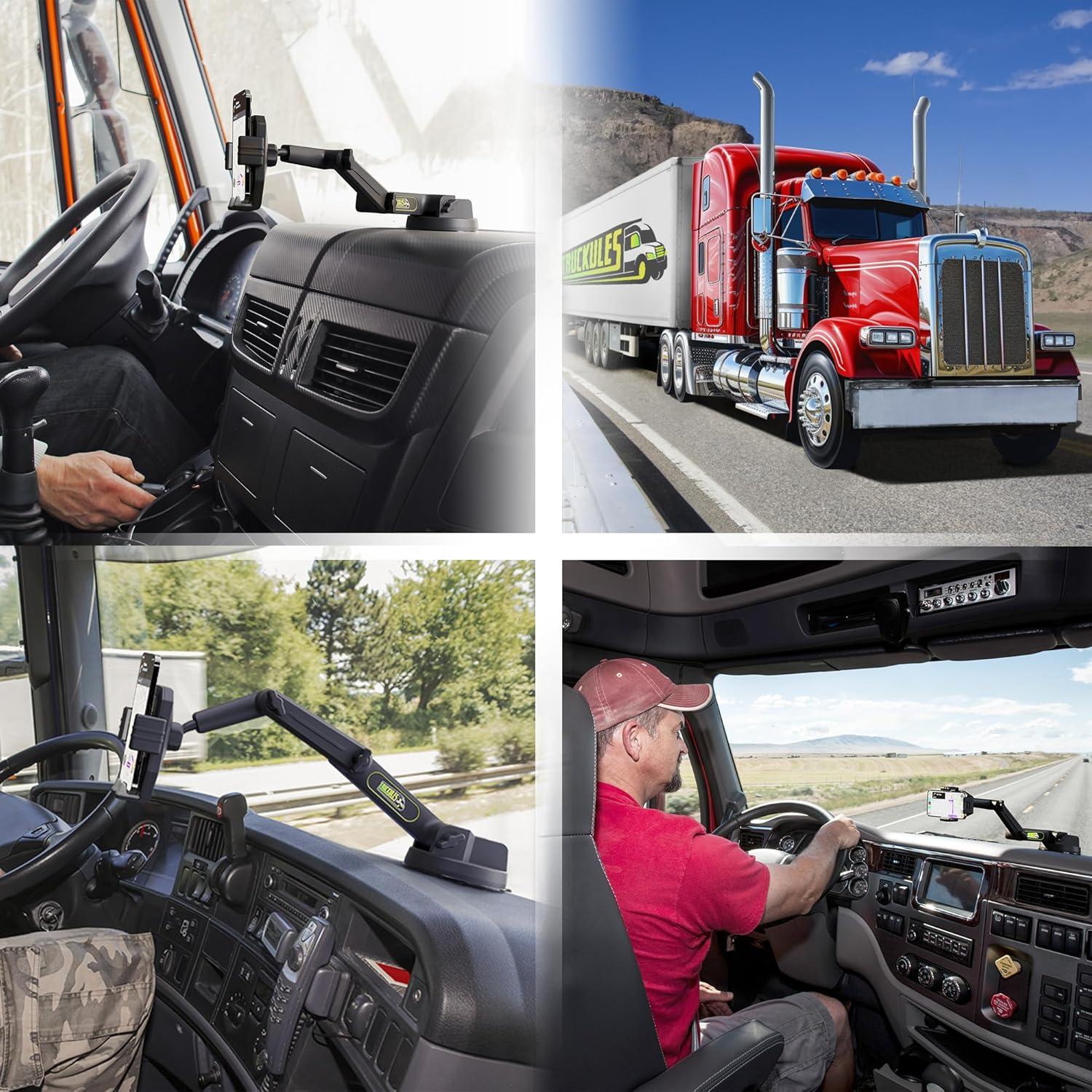 Soporte para Teléfono Truckules 42.93 cm para Camión Gris