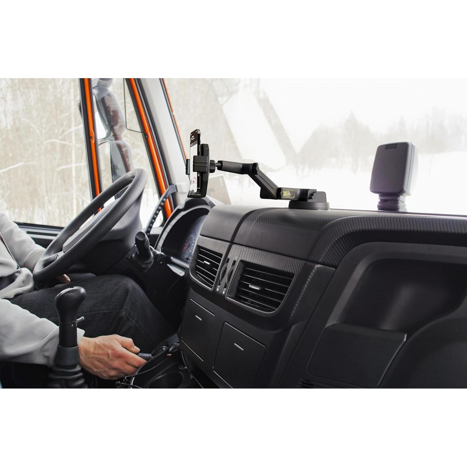 Soporte para Teléfono Truckules 42.93 cm para Camión Gris