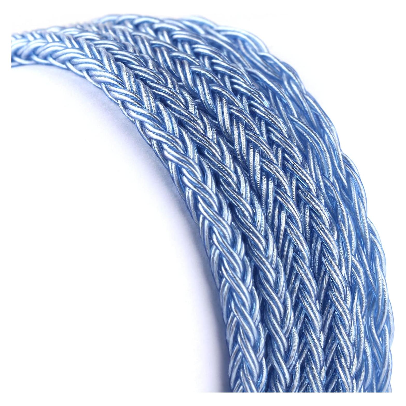 Cable de Auriculares Tripowin Zonie 1.25m SPC Azul - 16 Núcleos