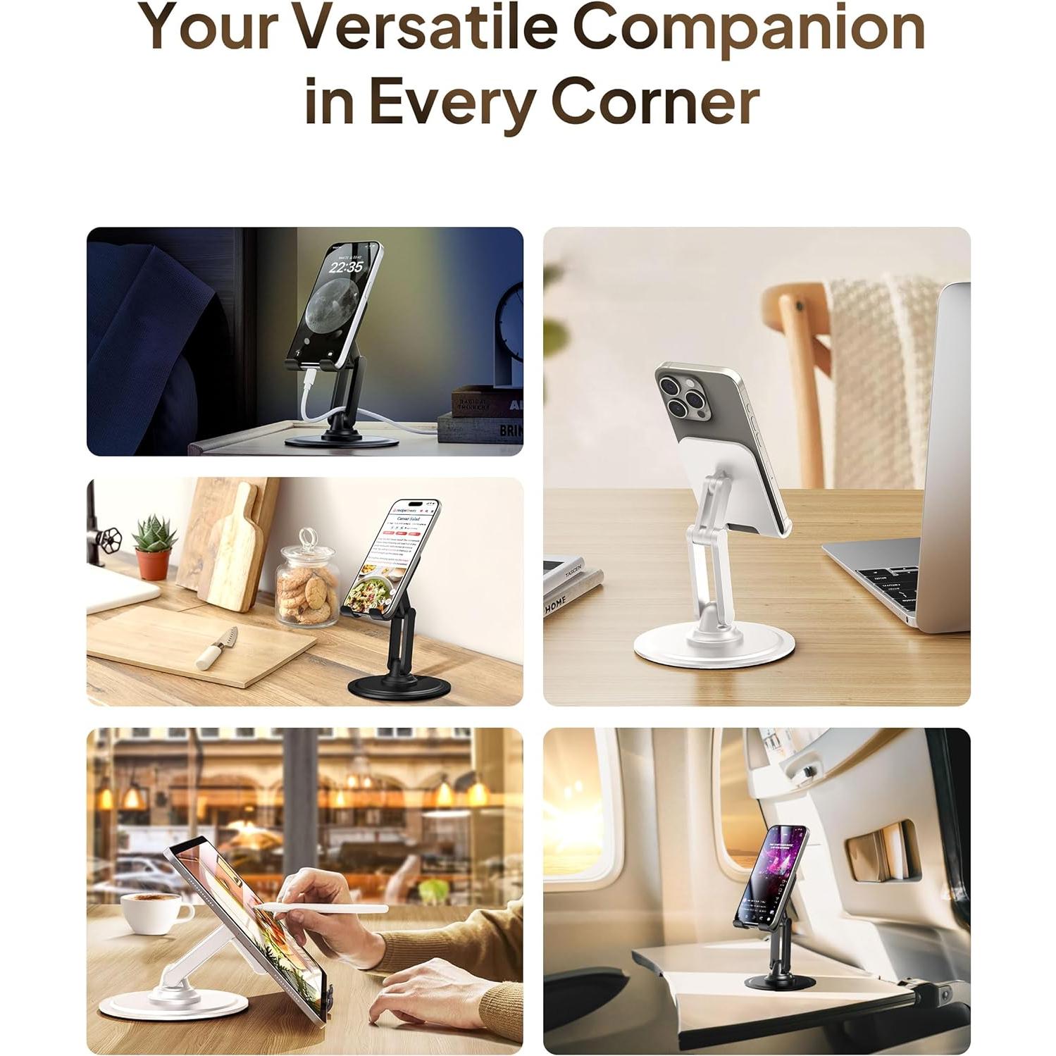 Soporte Cooper 360° Rotatorio para Teléfono Móvil Plegable