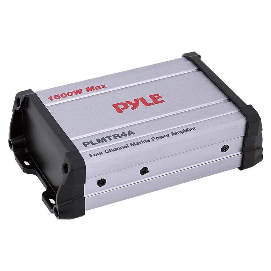 Amplificador Marino Pyle PLMTR4A 1500W 4 Canales Impermeable