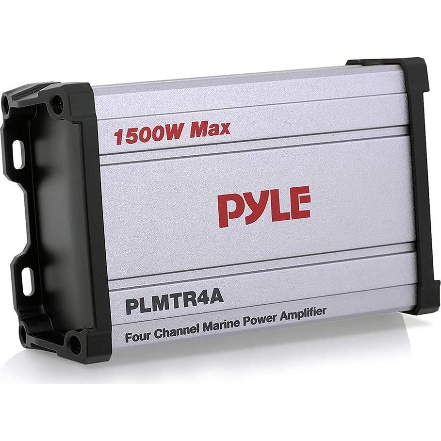 Amplificador Marino Pyle PLMTR4A 1500W 4 Canales Impermeable