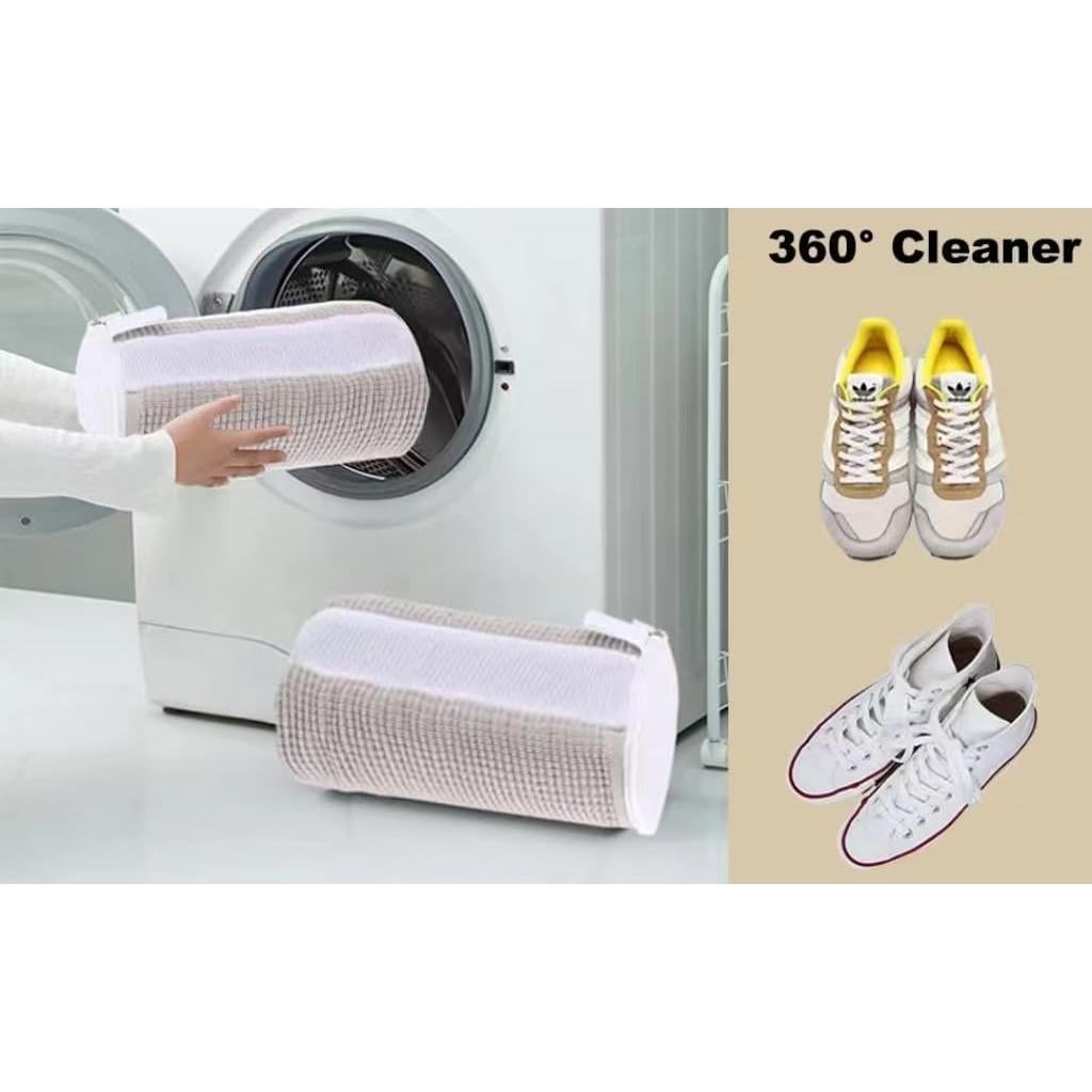 Bolsa de Lavado de Zapatos XHCLIUFB Reutilizable 2 Pcs Gris