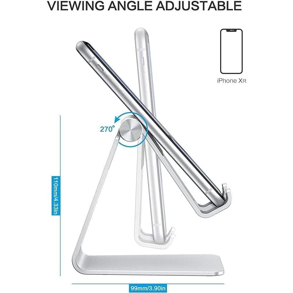 Soporte de Teléfono Celular OMOTON Ajustable con Carga USB