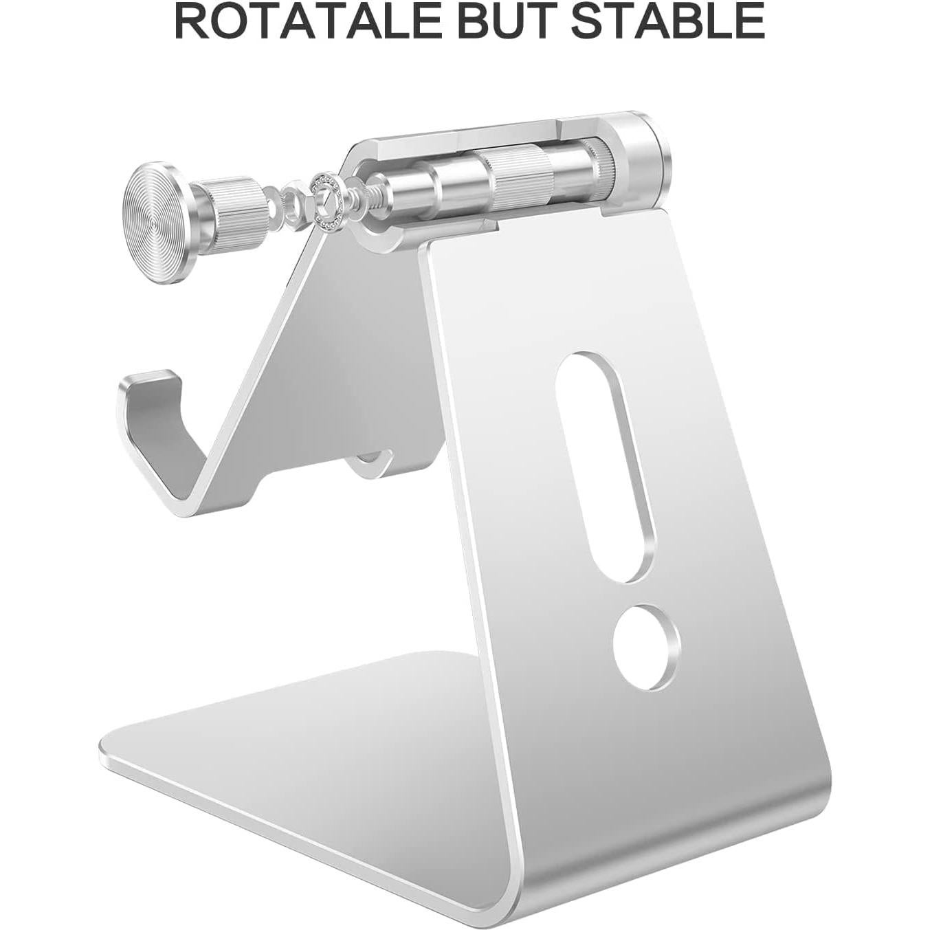 Soporte de Teléfono Celular OMOTON Ajustable con Carga USB