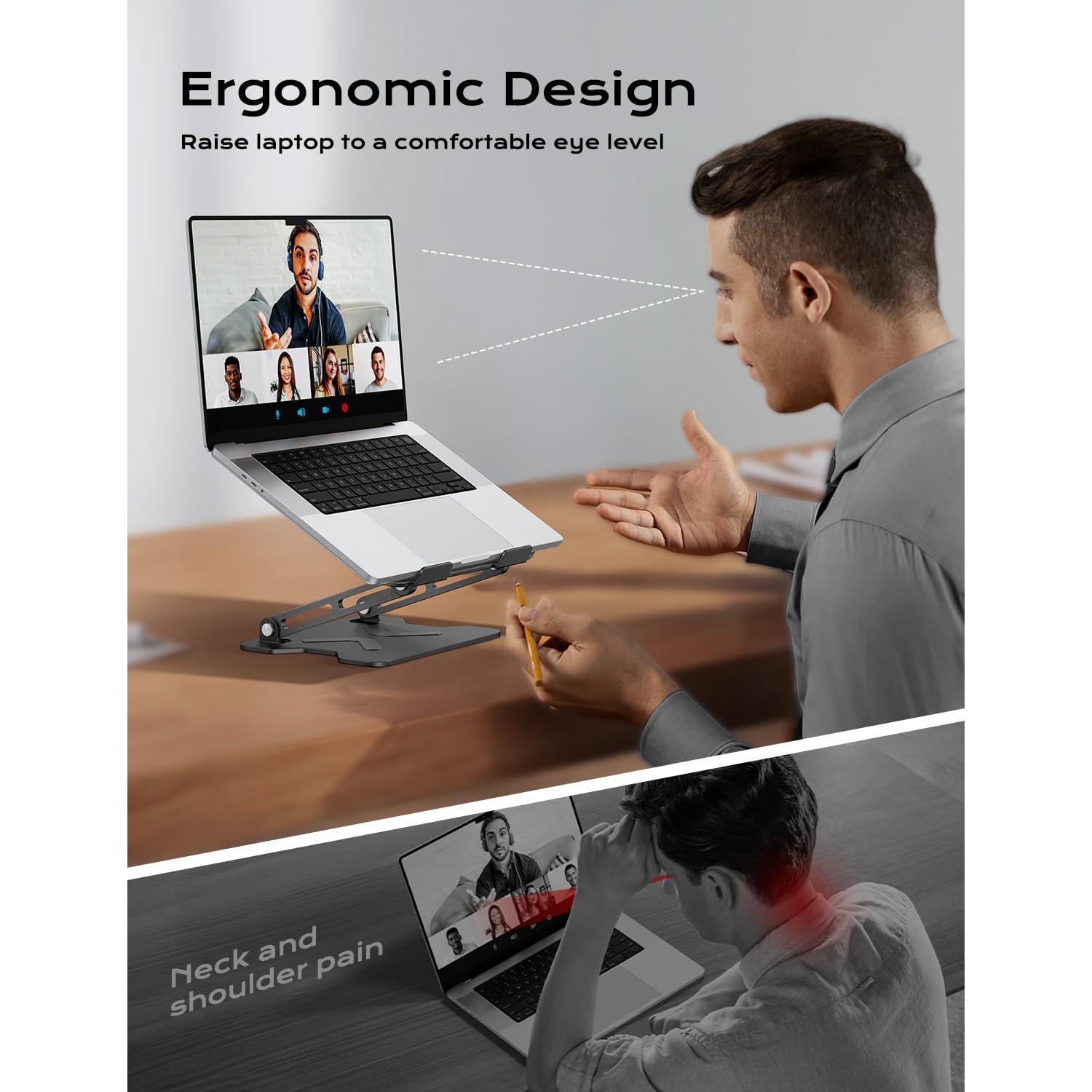 Soporte Plegable para Laptop JCZT NH02 Ergonómico Ajustable